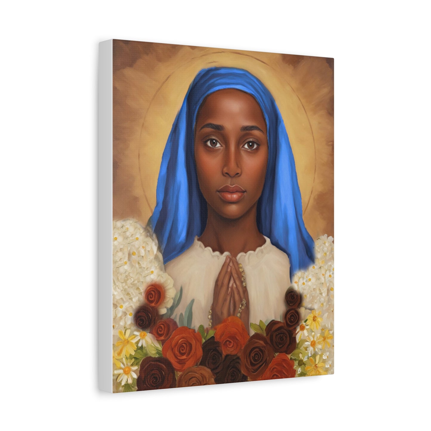 Our Lady of Kibeho Catholic Canvas Wall Art, Christian Decor