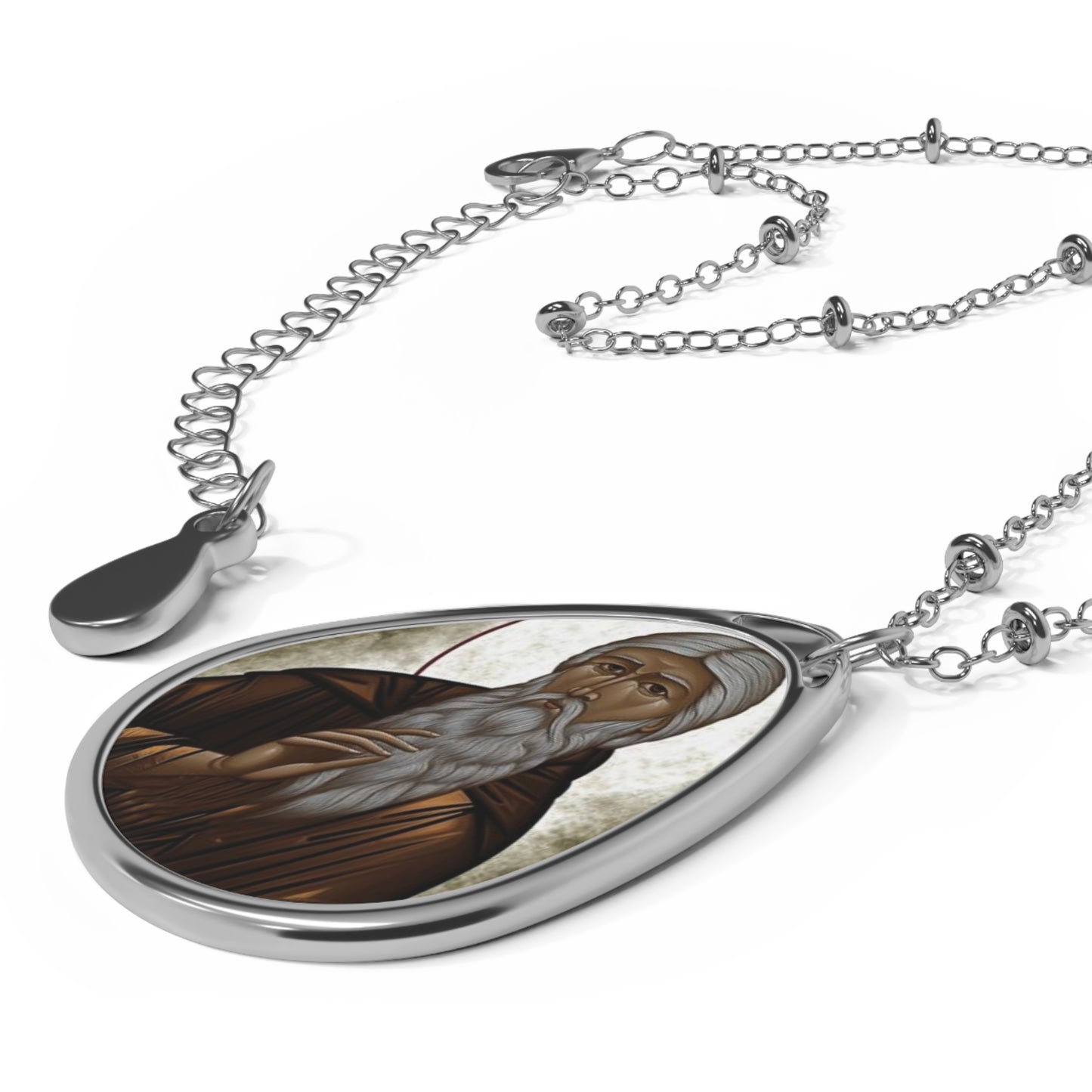 Arsenius the Great Catholic Necklace Drop Pendant