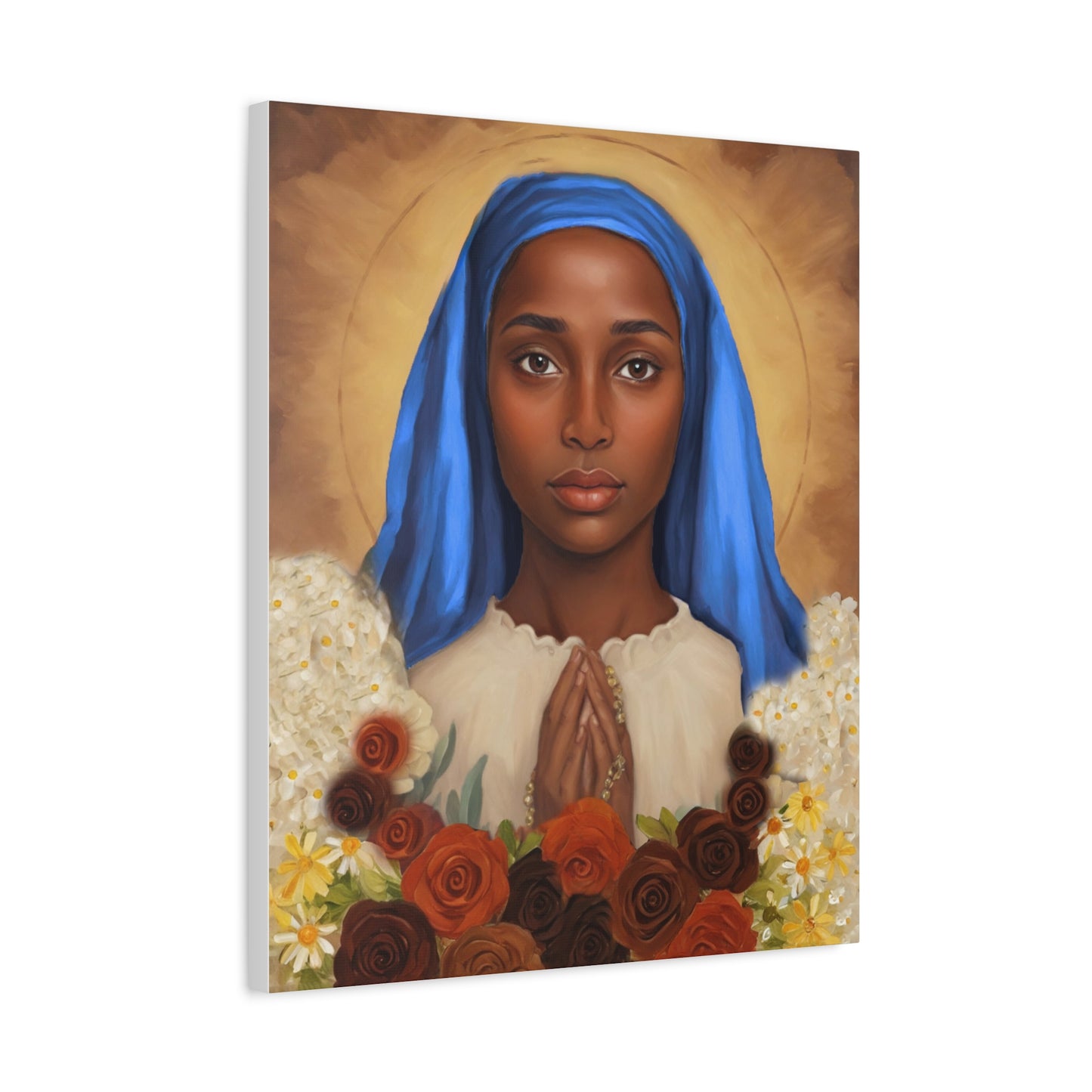 Our Lady of Kibeho Catholic Canvas Wall Art, Christian Decor