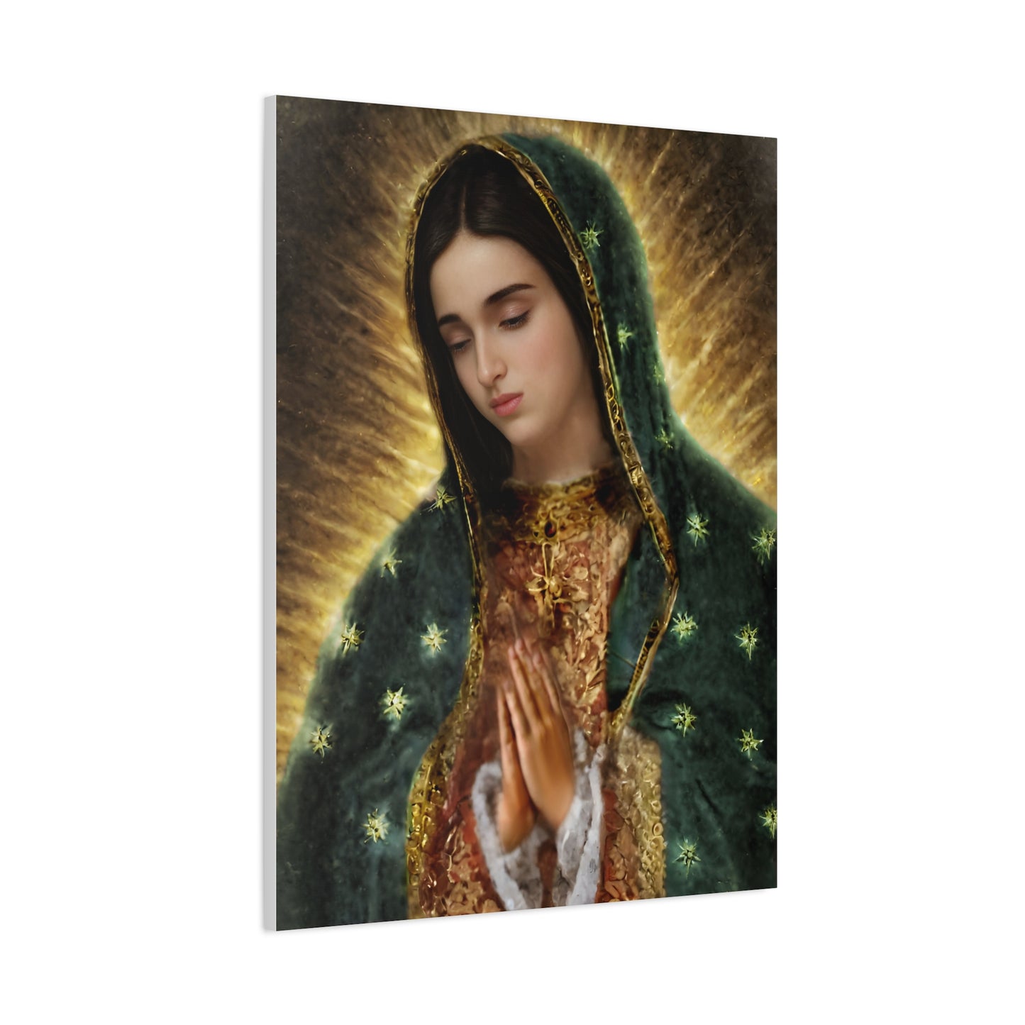 Ready to Hang - Our Lady of Guadalupe Catholic Canvas Wall Art, Christian Decor