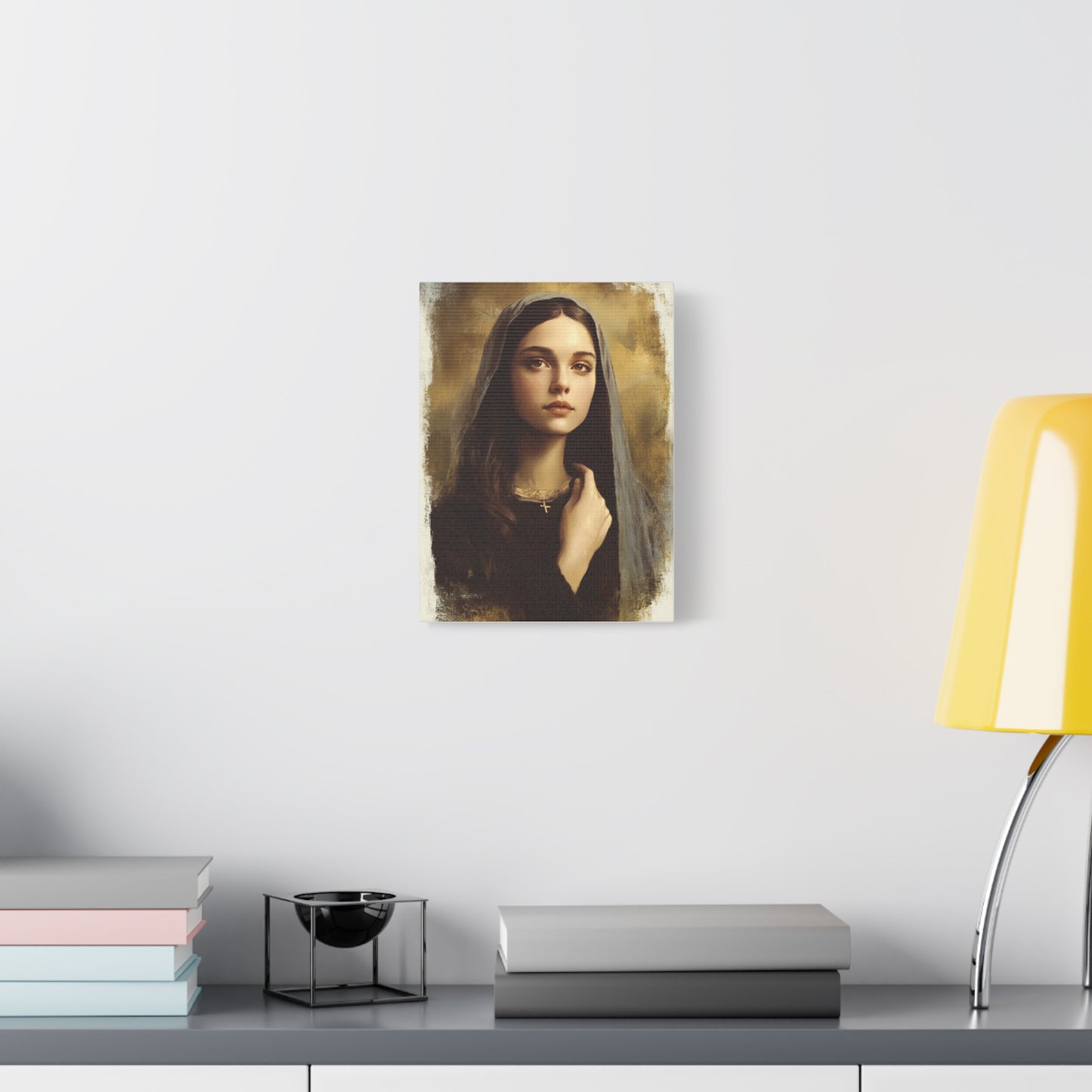 St. Clelia Barbieri Catholic Canvas Wall Art, Christian Decor