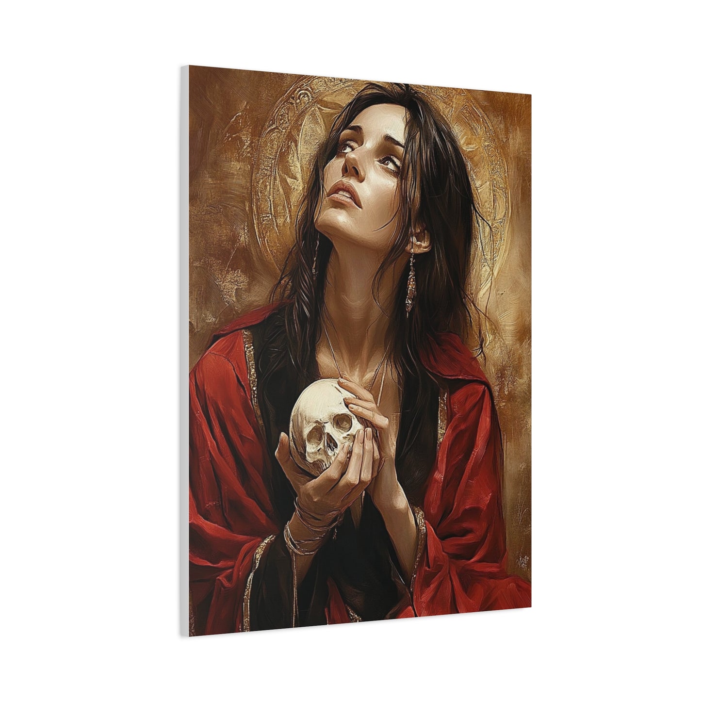 St. Mary Magdalene Catholic Canvas Wall Art, Christian Decor