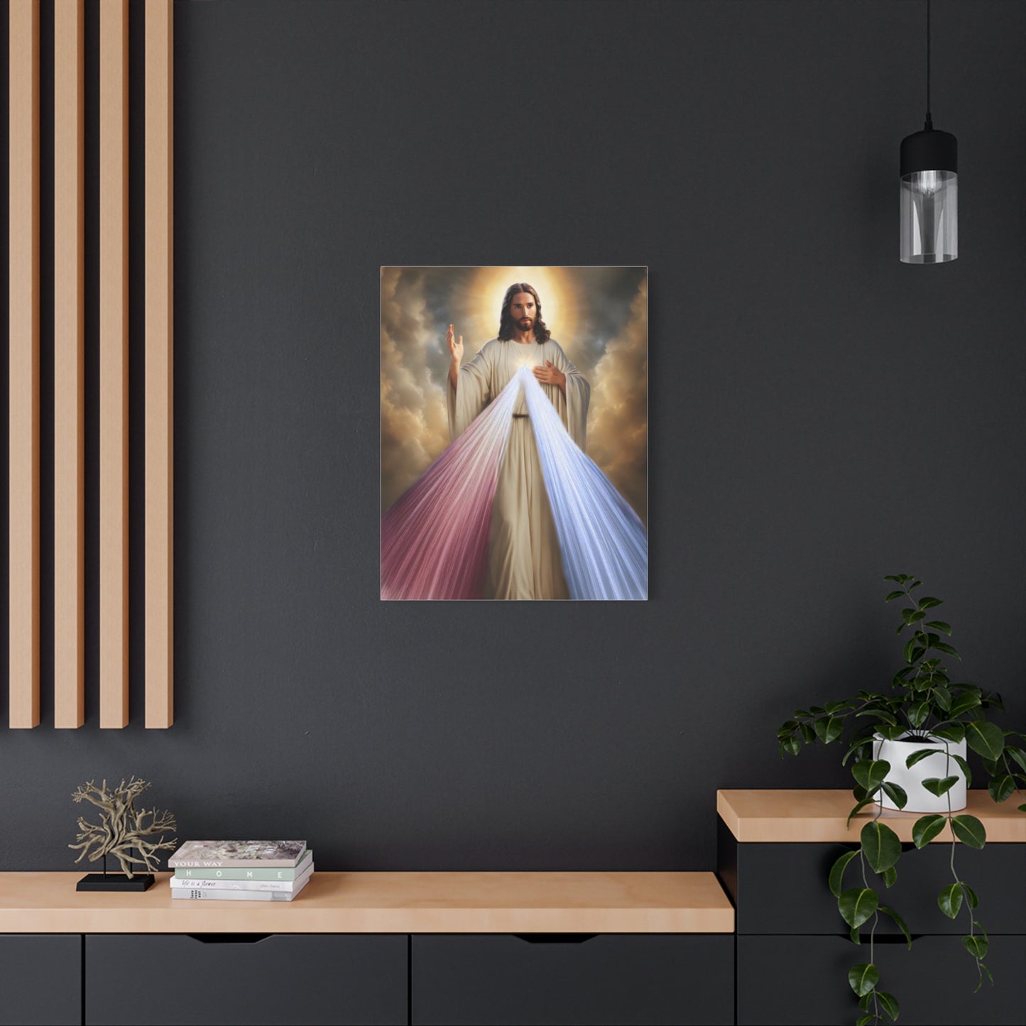 Jesus Divine Mercy Catholic Canvas Wall Art, Christian Decor
