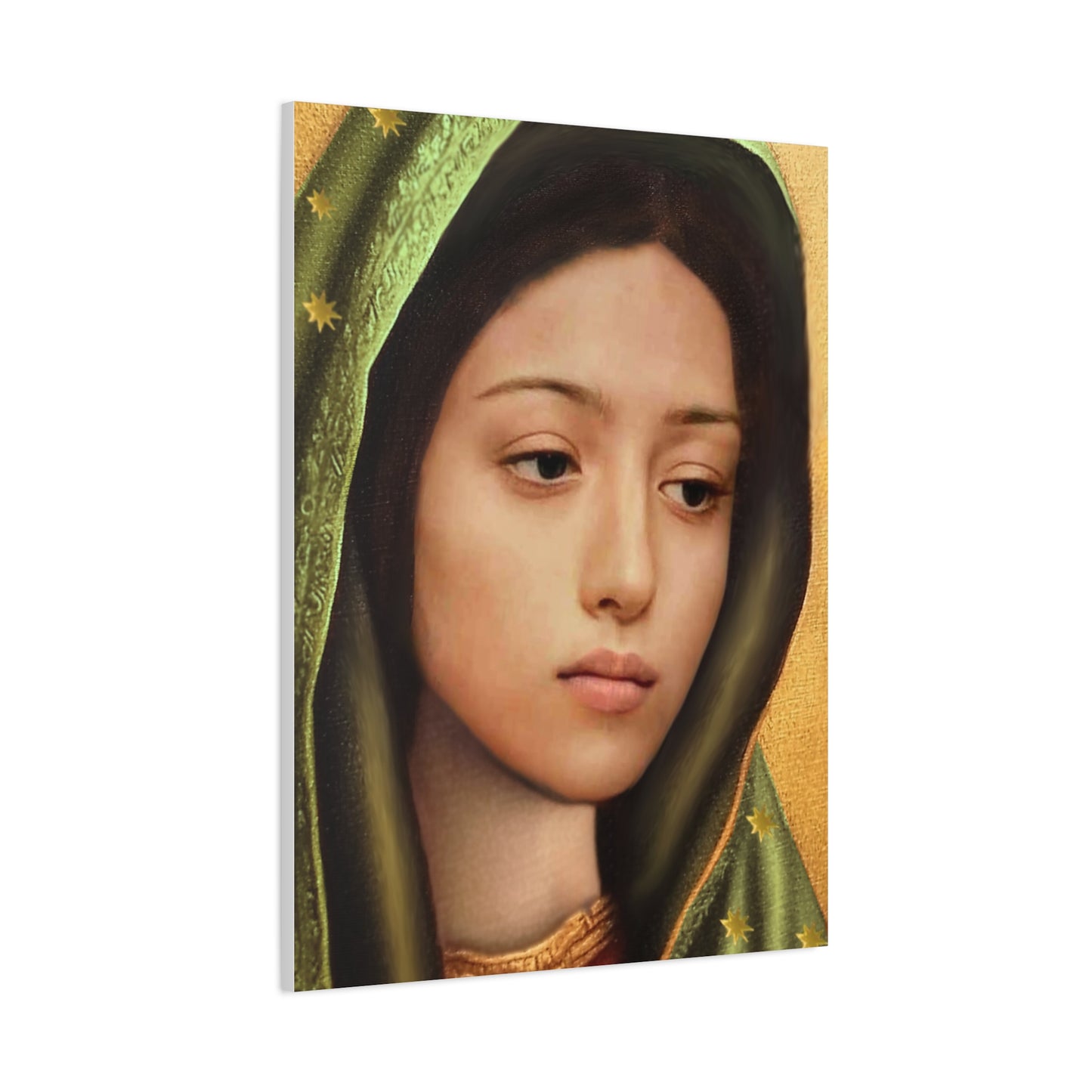 Our Lady of Guadalupe Mary Catholic Canvas Wall Art, Christian Decor