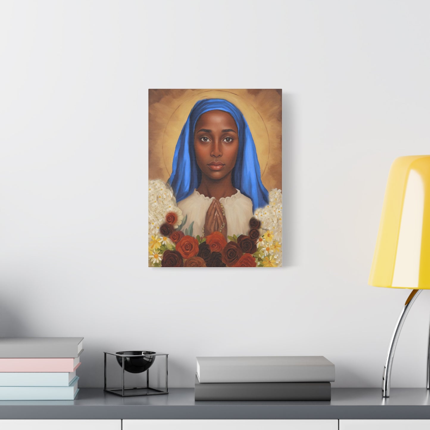 Our Lady of Kibeho Catholic Canvas Wall Art, Christian Decor
