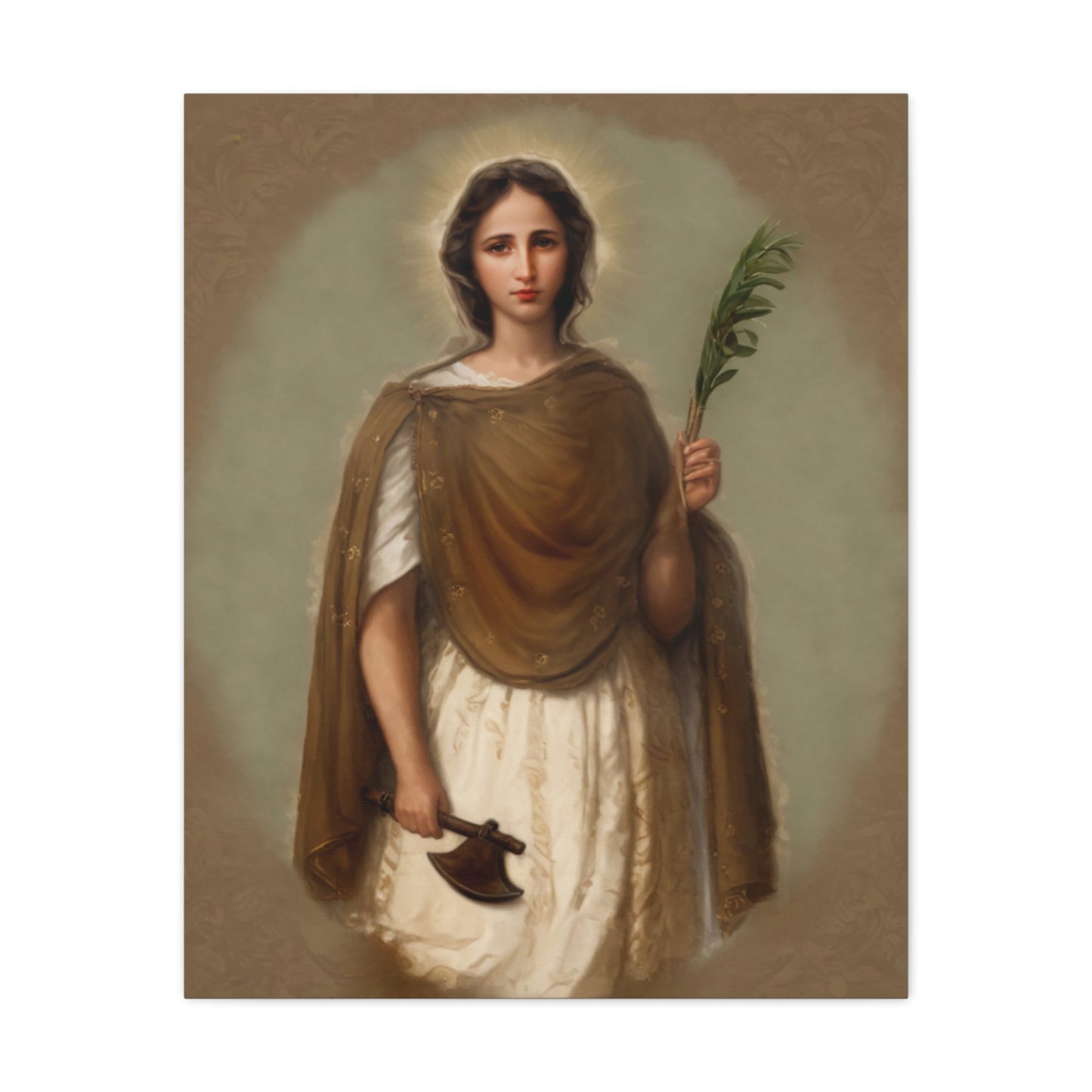St. Engracia Catholic Canvas Wall Art, Christian Decor