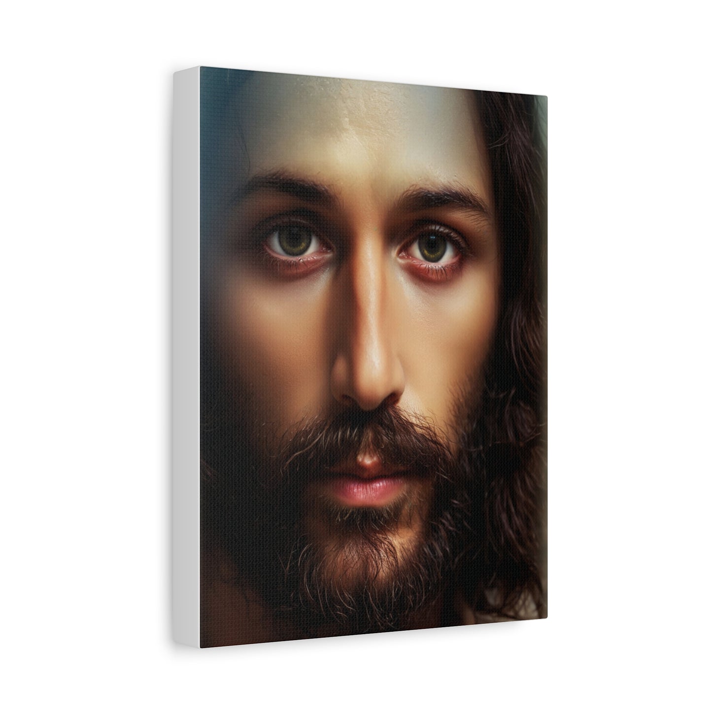 Jesus Christ Holy Face Catholic Canvas Wall Art, Christian Decor