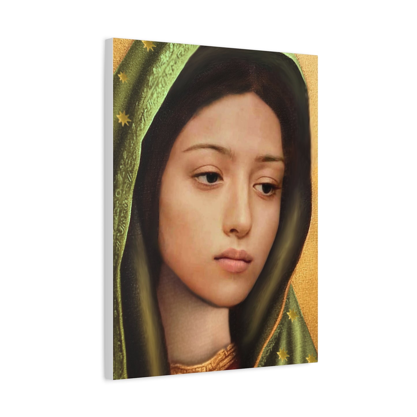 Our Lady of Guadalupe Mary Catholic Canvas Wall Art, Christian Decor