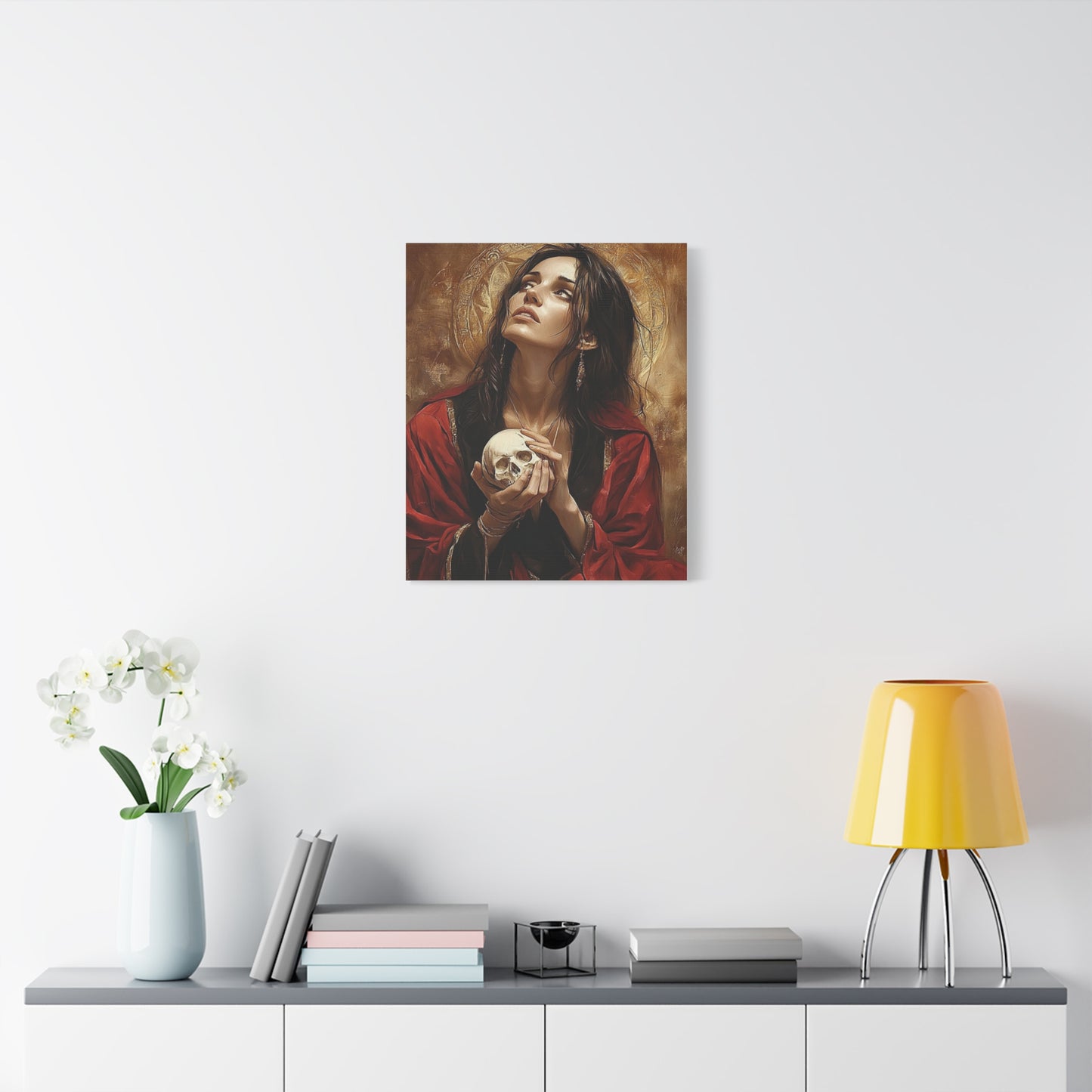 St. Mary Magdalene Catholic Canvas Wall Art, Christian Decor