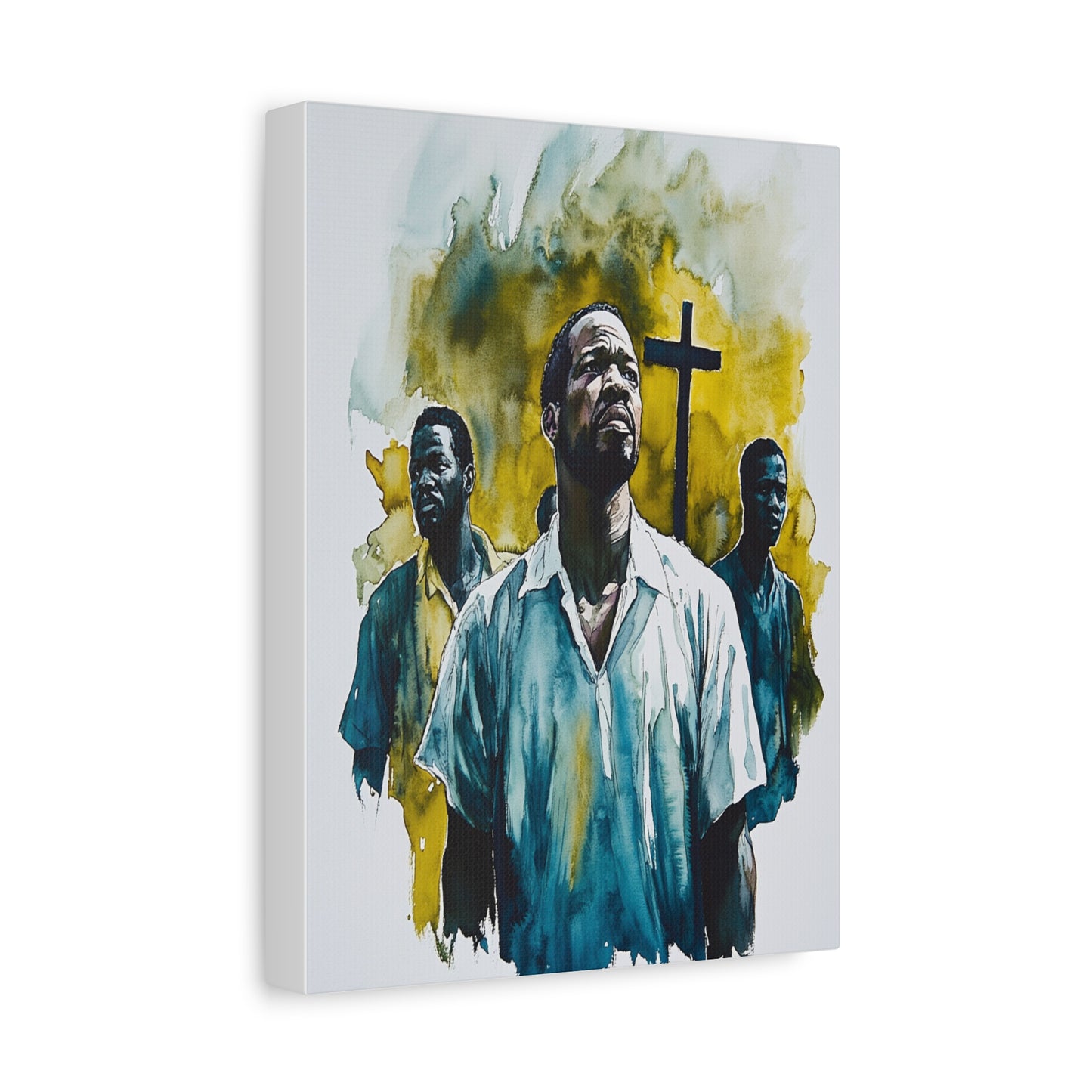 St. Charles Lwanga and Companions Catholic Canvas Wall Art, Christian Decor