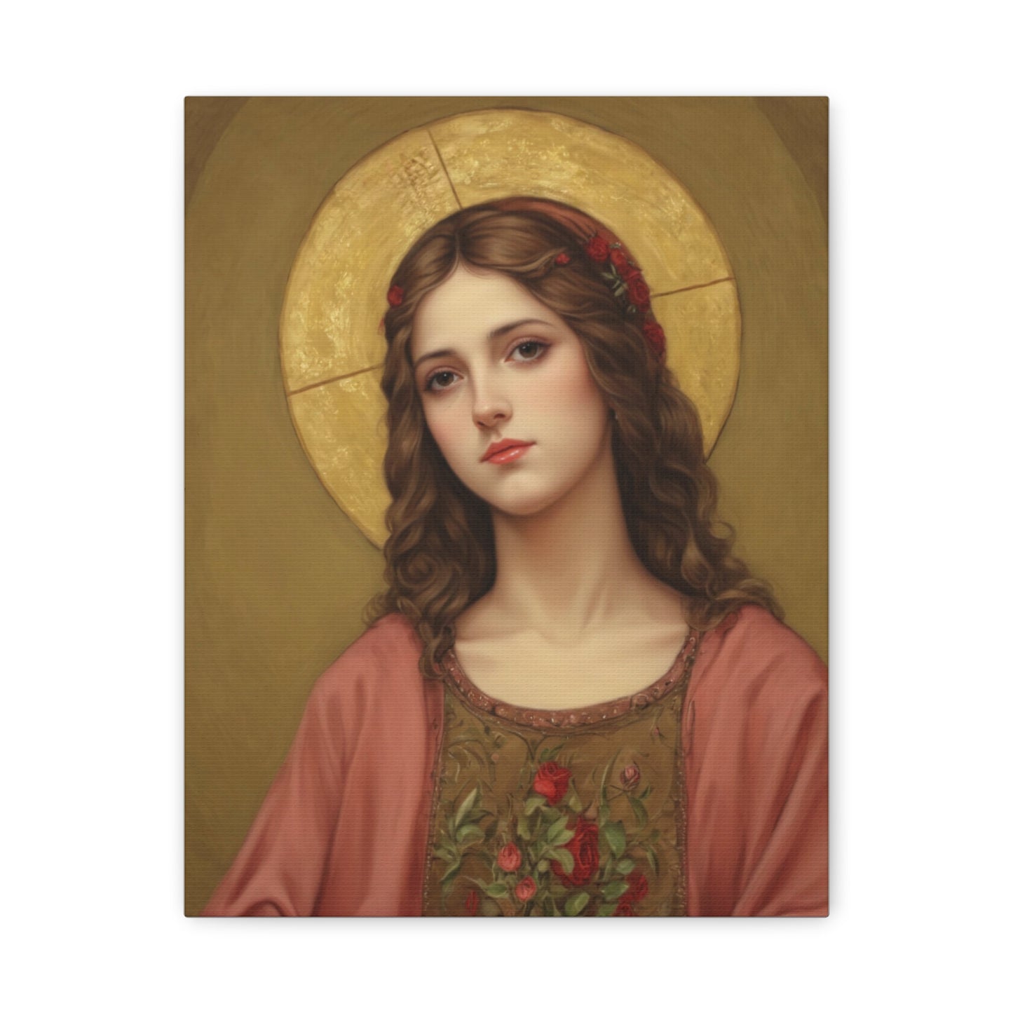 St. Eulalia of Merida Catholic Canvas Wall Art, Christian Decor