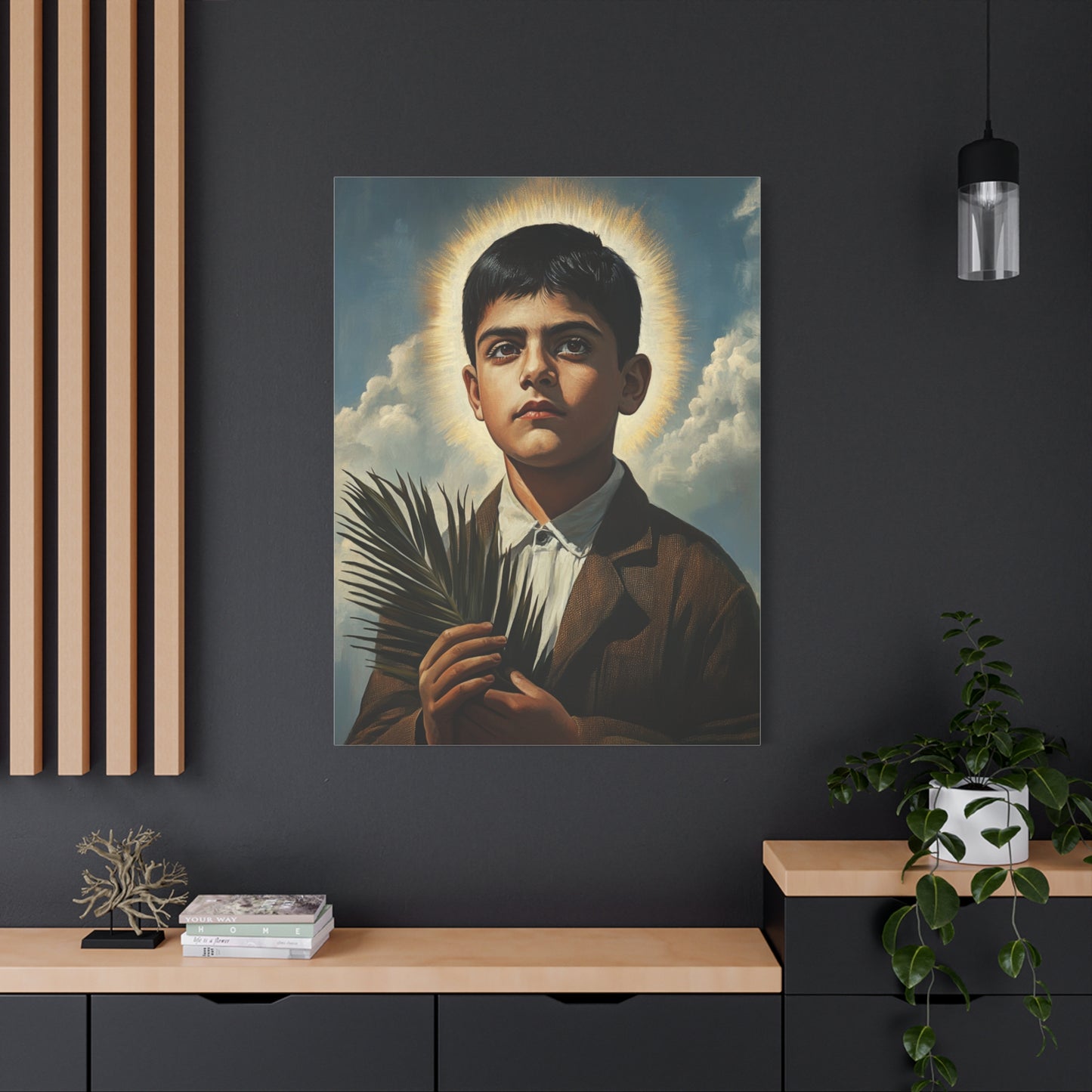 St. Jose Sanchez del Rio Catholic Canvas Wall Art, Christian Decor