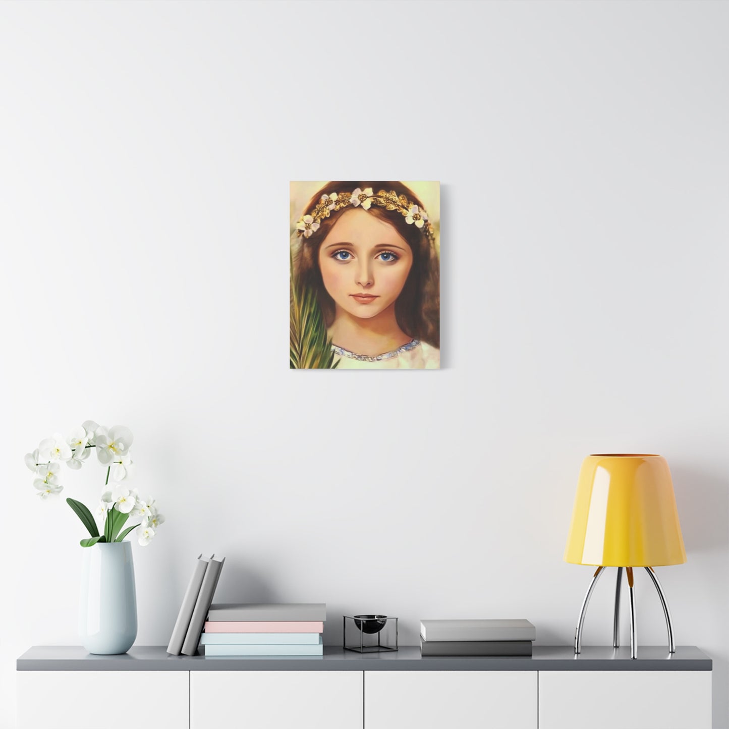 Ready To Hang - St. Philomena Catholic Canvas Wall Art, Christian Decor