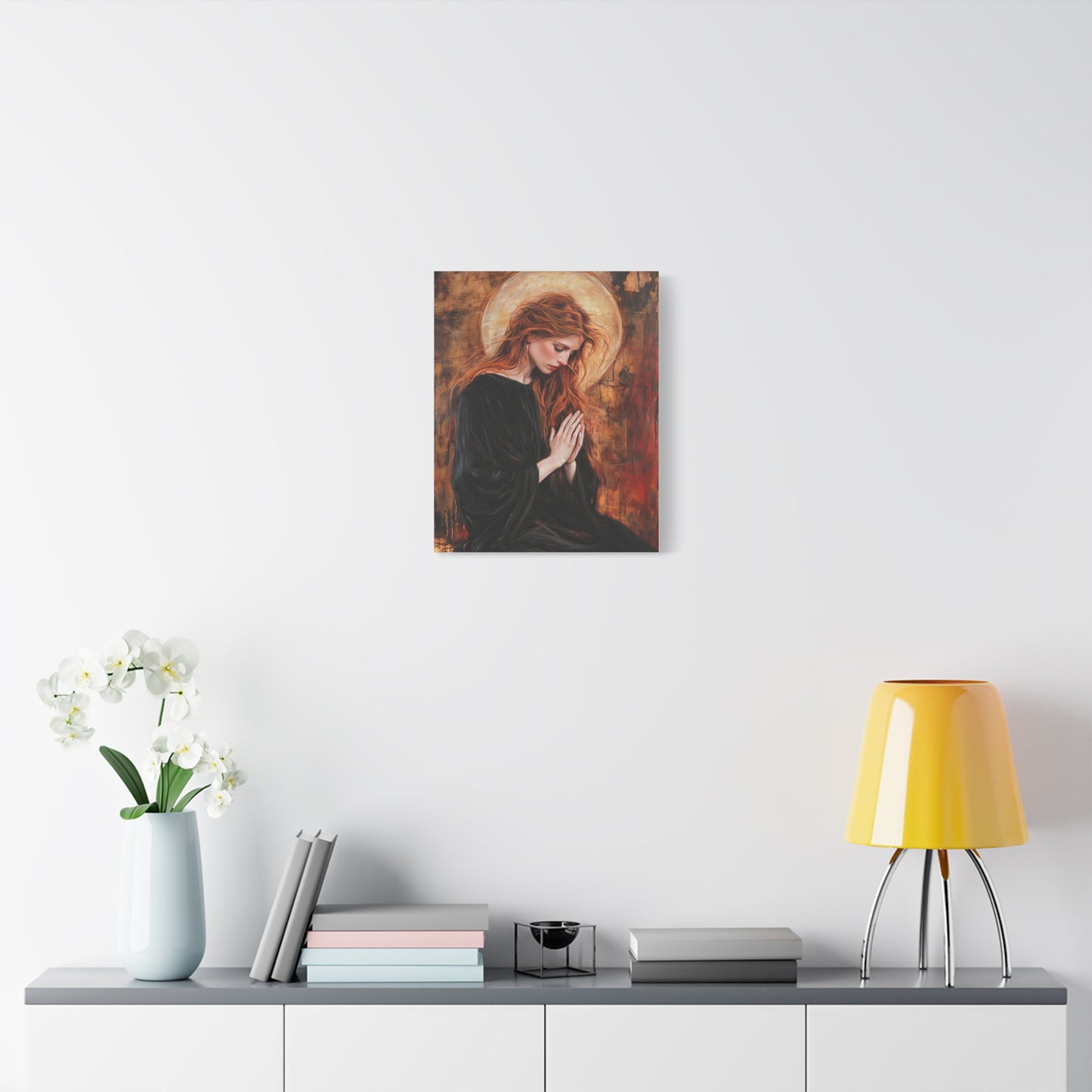 St. Mary Magdalene Catholic Canvas Wall Art, Christian Decor