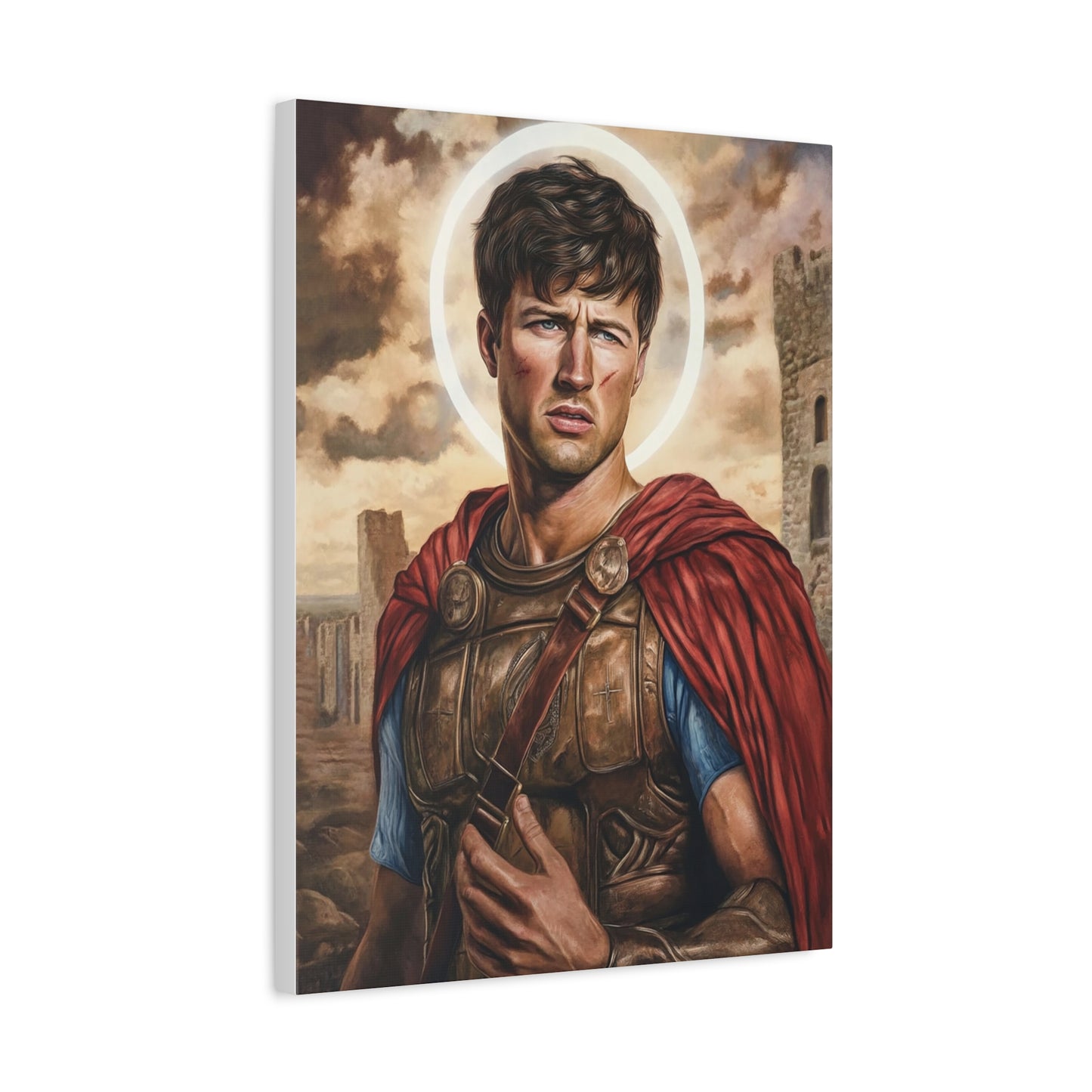 St. Expedite Catholic Canvas Wall Art, Christian Decor