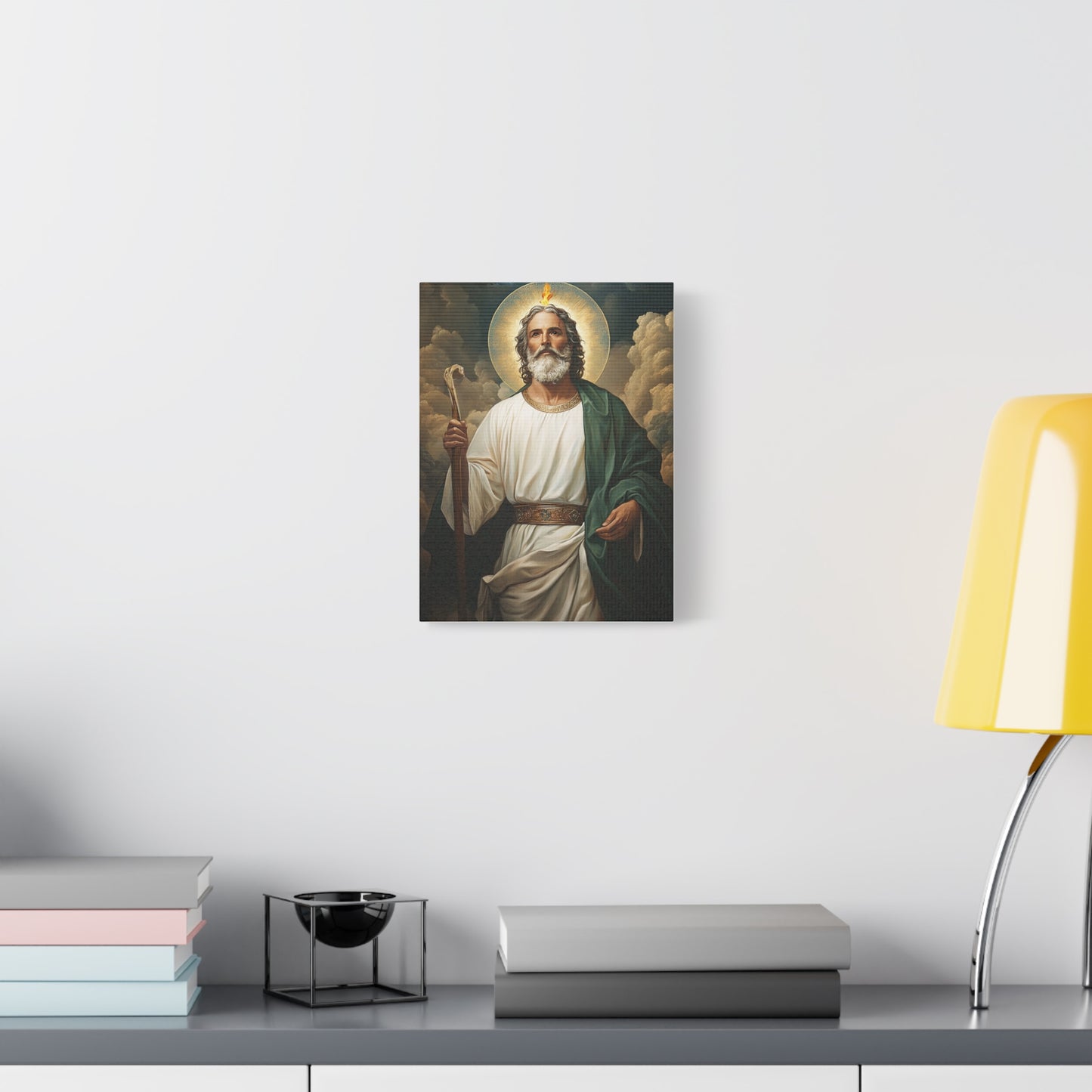 St. Jude Thaddeus Catholic Canvas Wall Art, Christian Decor