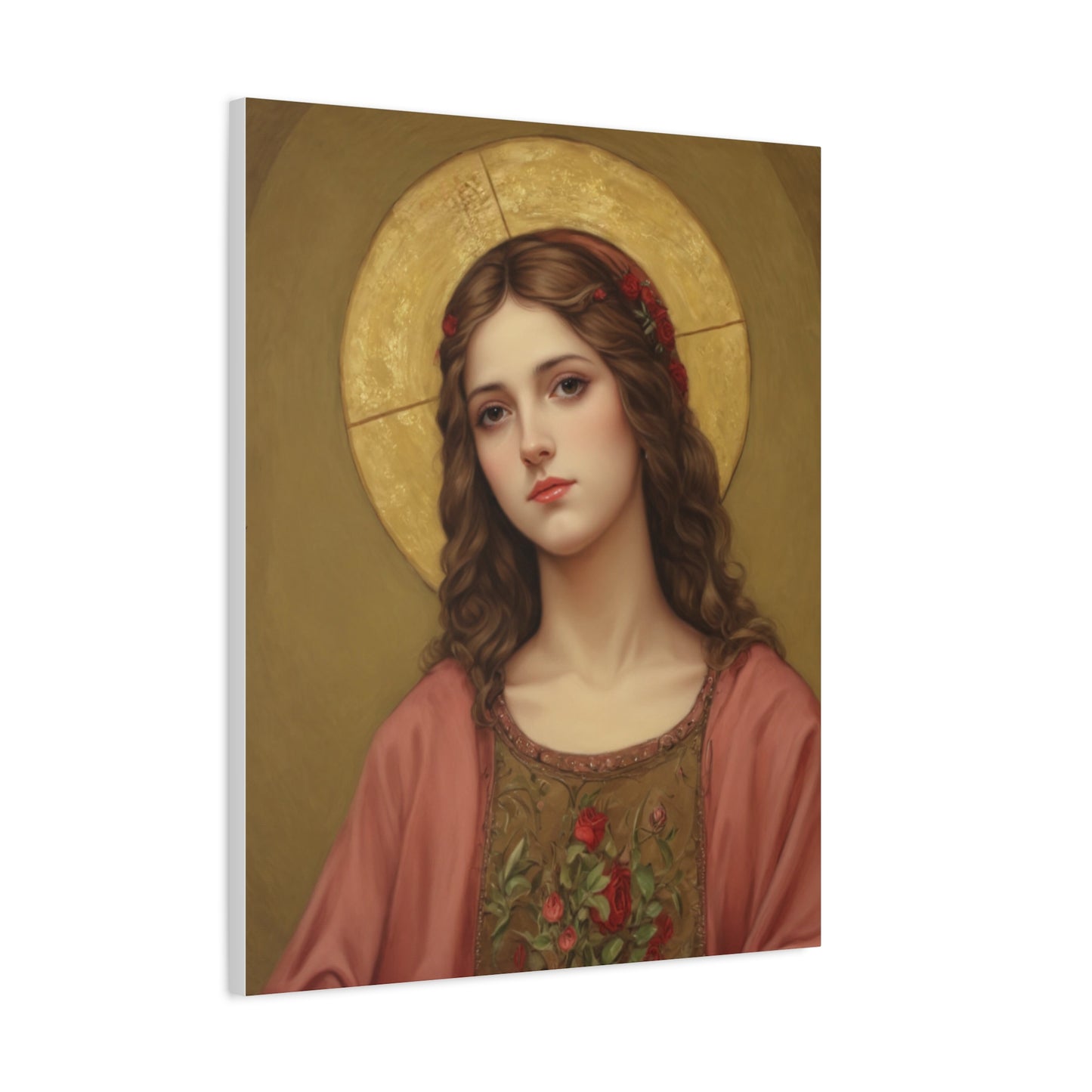 St. Eulalia of Merida Catholic Canvas Wall Art, Christian Decor