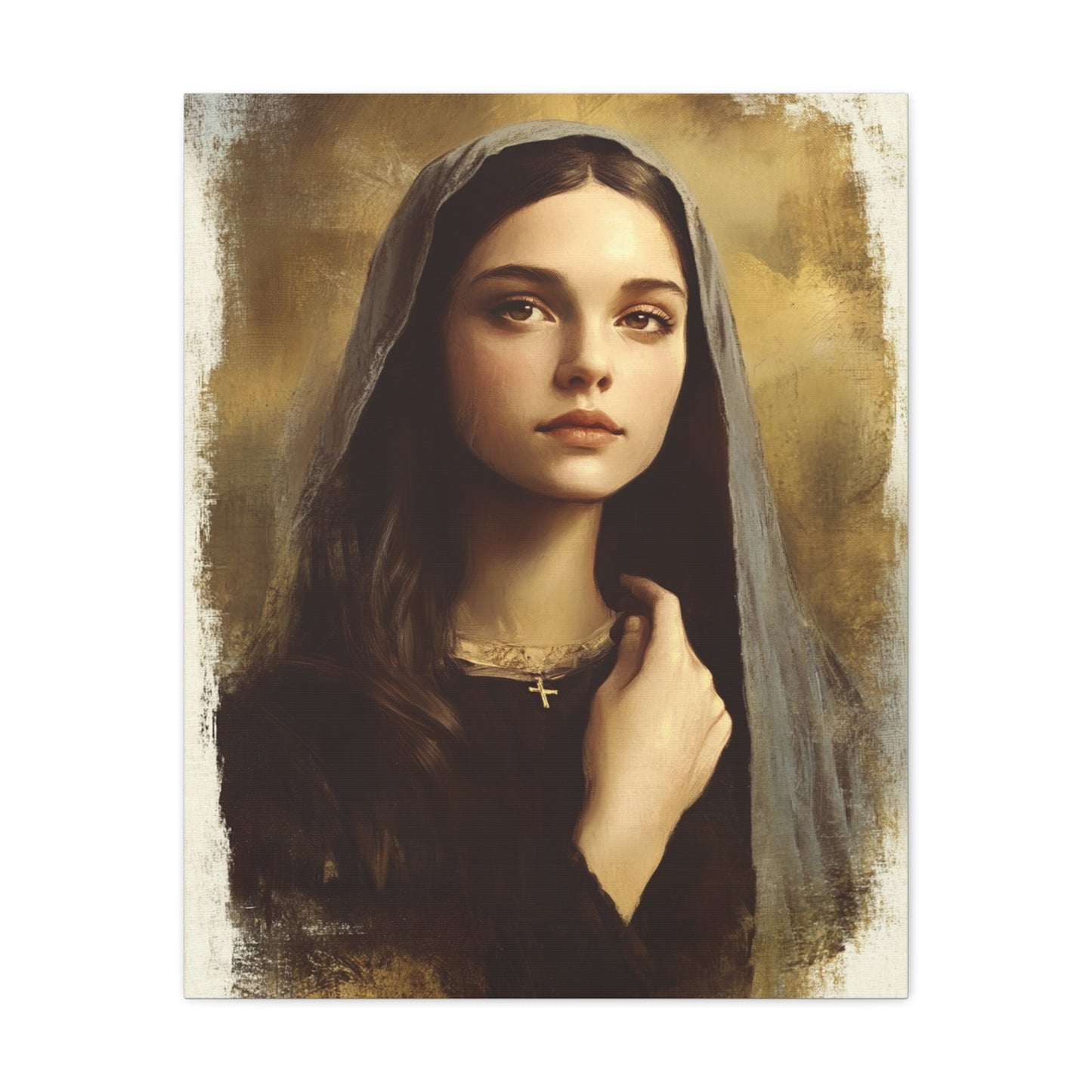 St. Clelia Barbieri Catholic Canvas Wall Art, Christian Decor