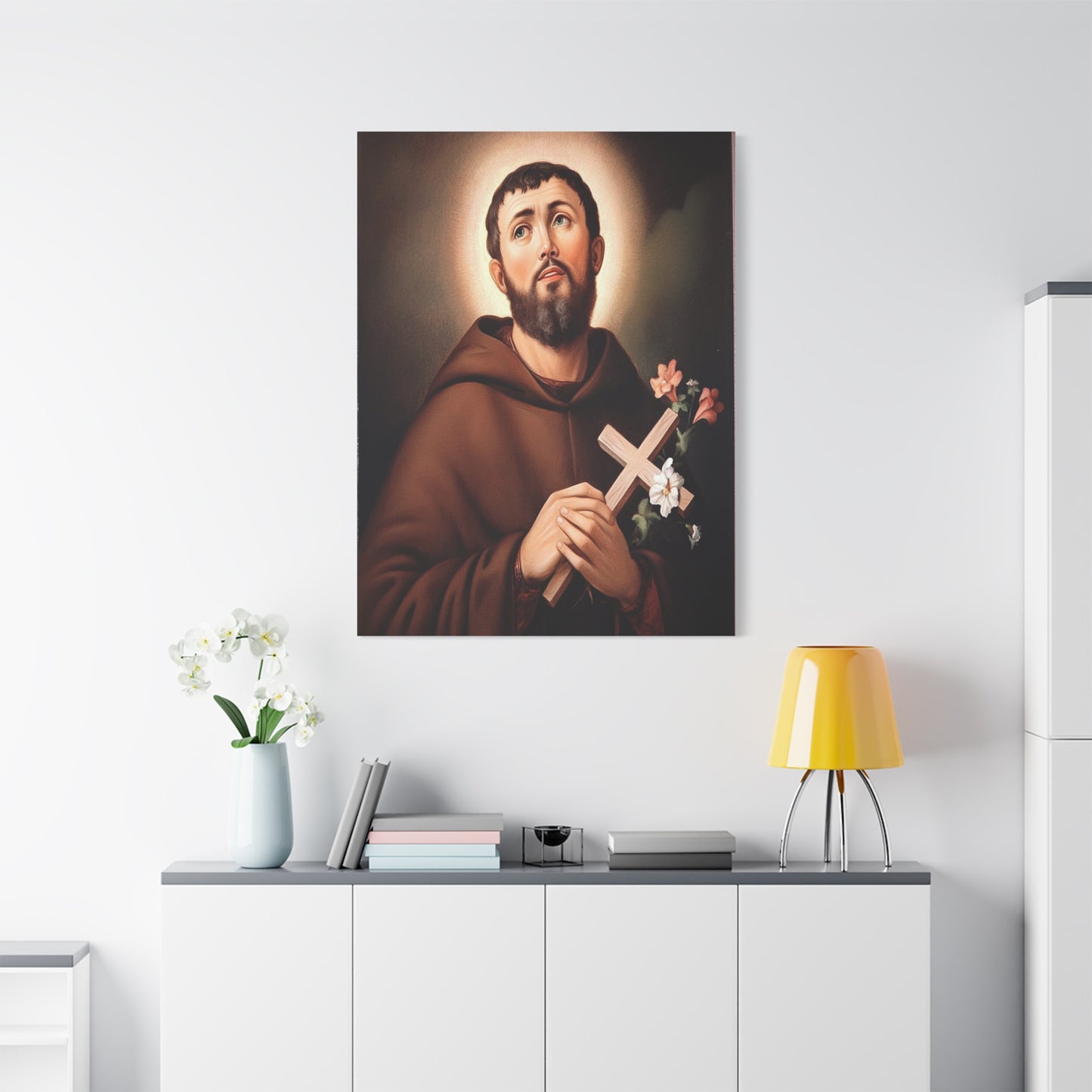 St. Fidelis of Sigmaringen Catholic Canvas Wall Art, Christian Decor