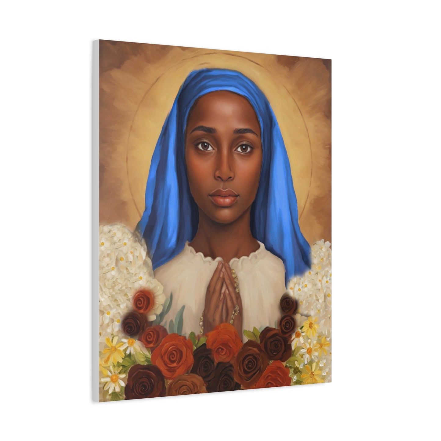 Our Lady of Kibeho Catholic Canvas Wall Art, Christian Decor