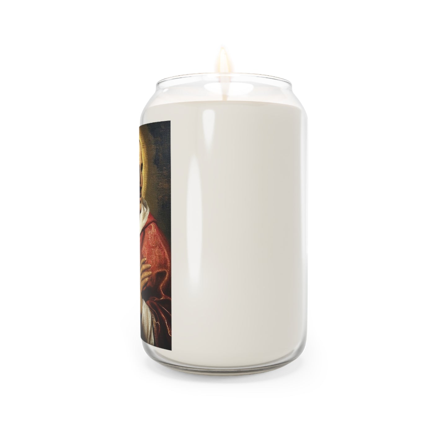 St. Charles Borromeo Catholic Serenity Scented Candle, 13.75oz | Relaxation Gift, Home Decor, Calm Atmosphere, Religious Decor