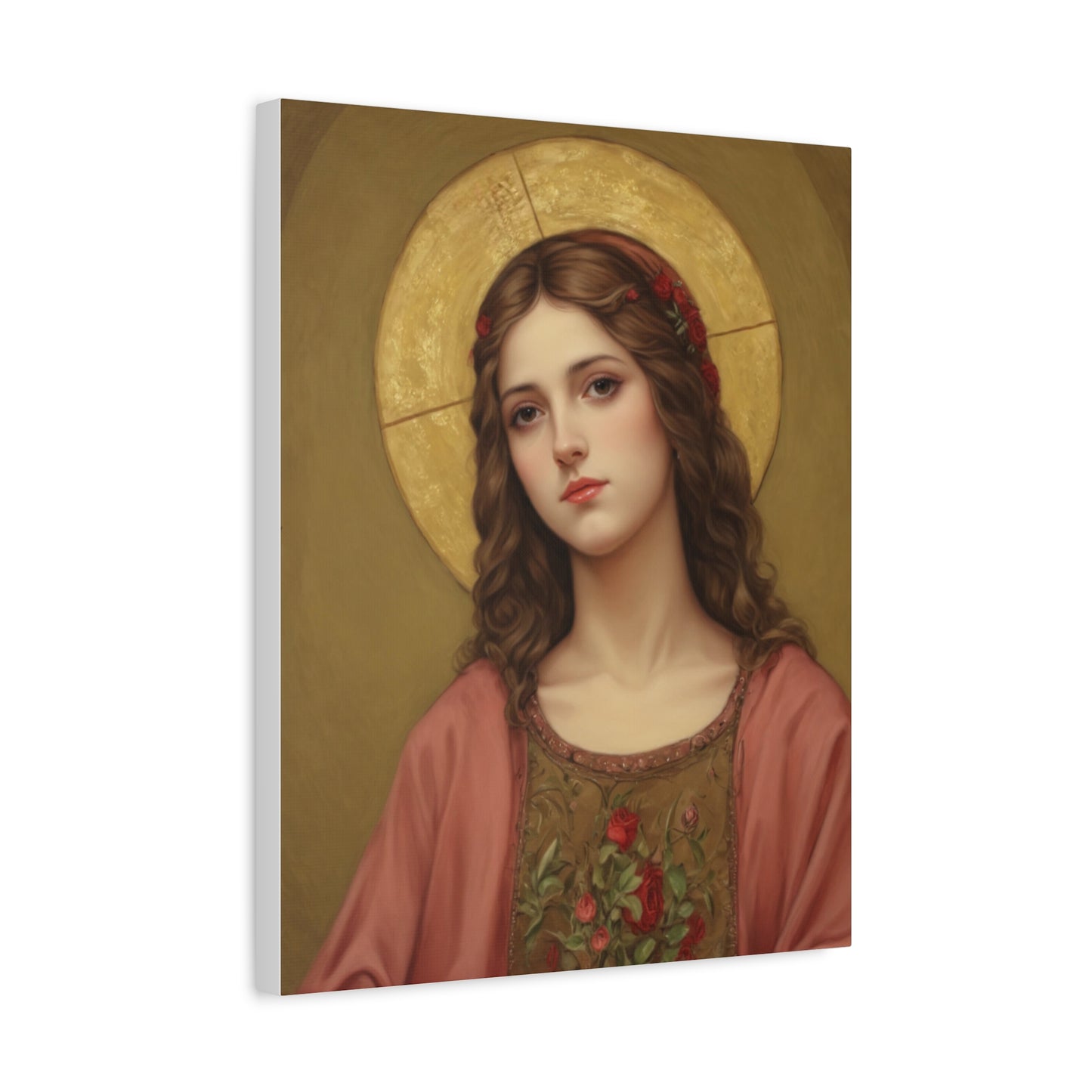St. Eulalia of Merida Catholic Canvas Wall Art, Christian Decor
