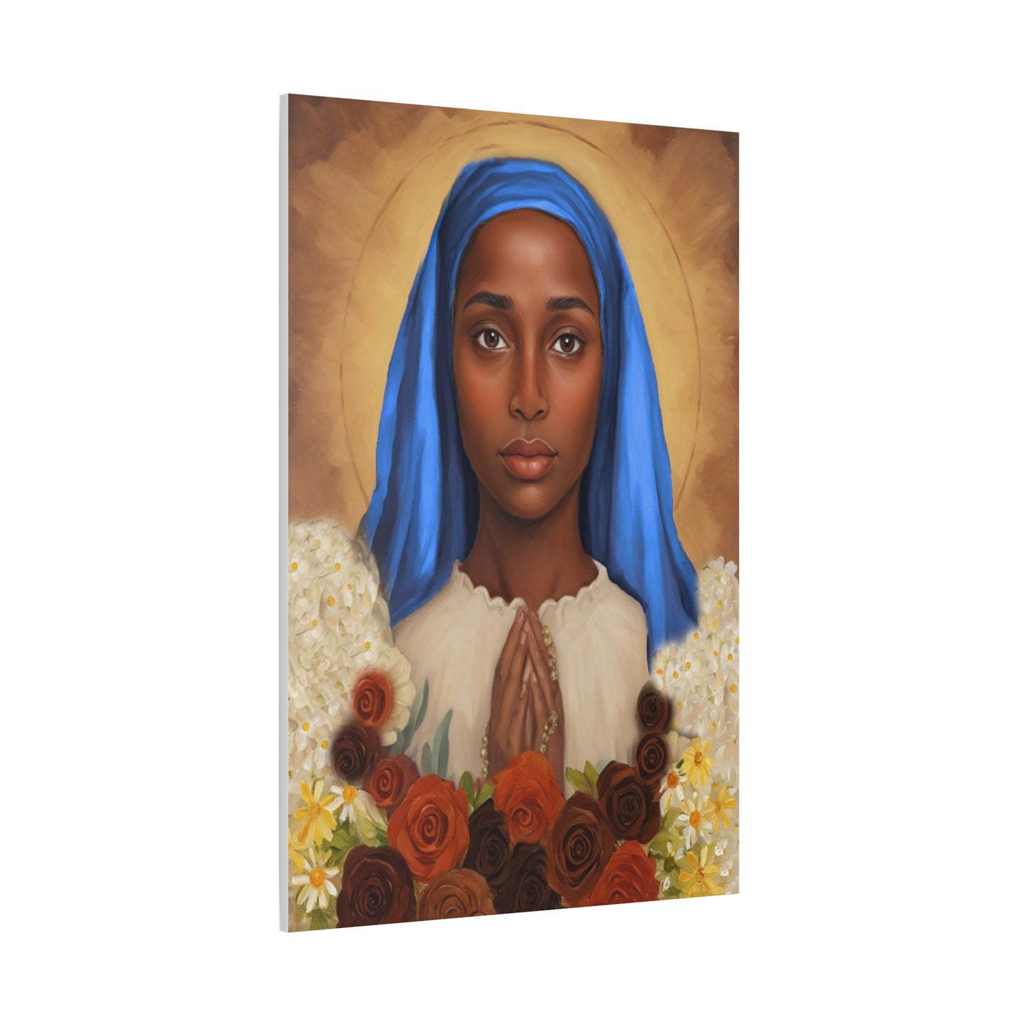 Our Lady of Kibeho Catholic Canvas Wall Art, Christian Decor