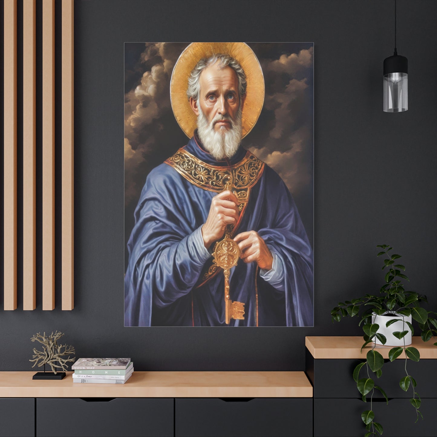 Ready To Hang - St. Peter Catholic Canvas Wall Art, Christian Decor