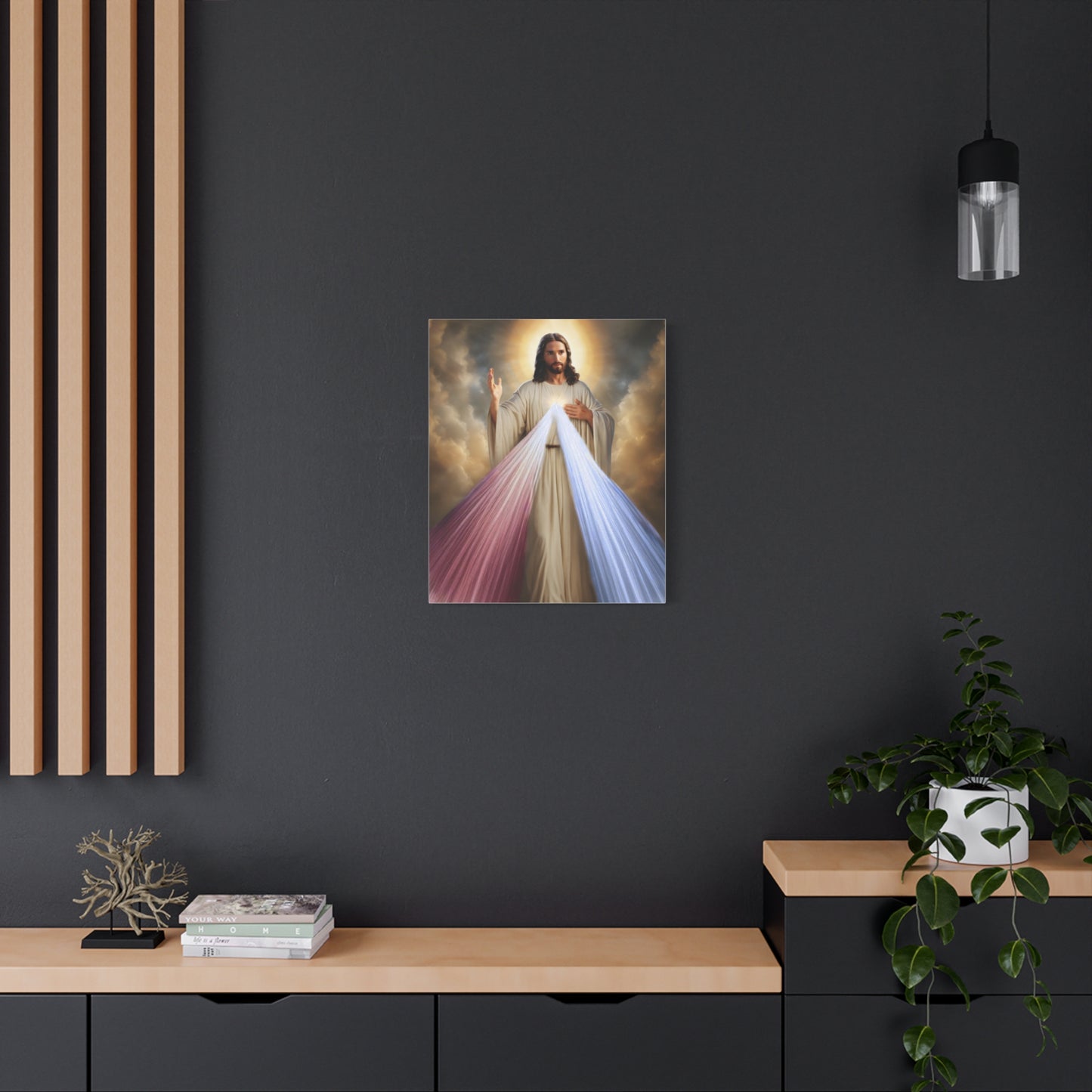 Jesus Divine Mercy Catholic Canvas Wall Art, Christian Decor