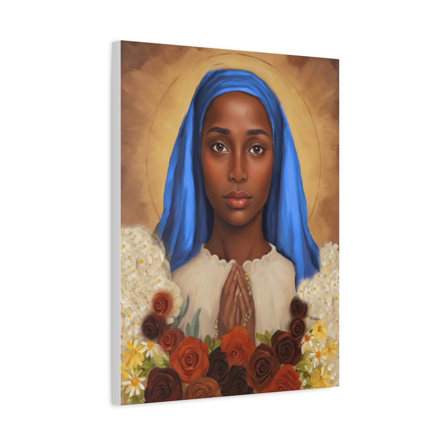 Our Lady of Kibeho Catholic Canvas Wall Art, Christian Decor
