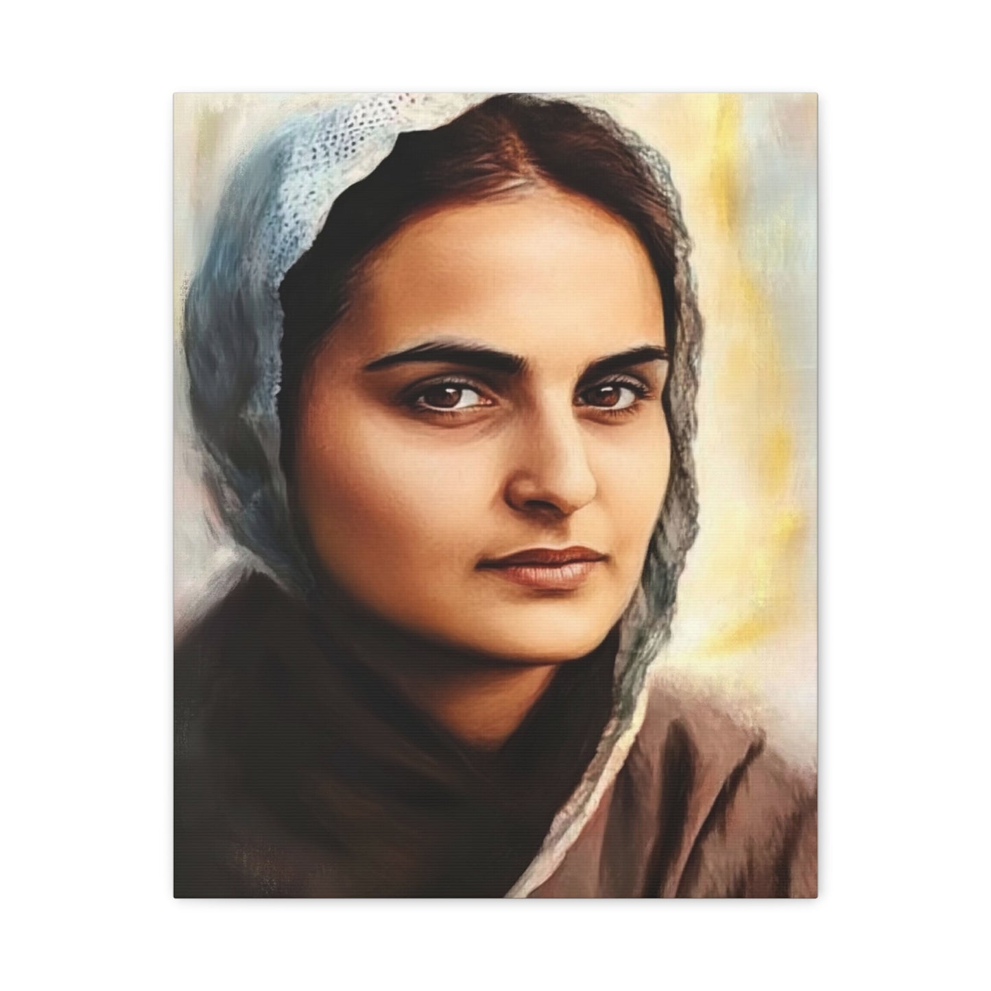 St. Bernadette Soubirous of Lourdes Canvas Print, Catholic Decor Wall, Gift Religious Christian