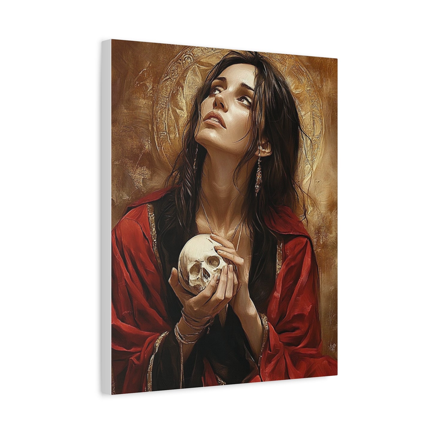St. Mary Magdalene Catholic Canvas Wall Art, Christian Decor
