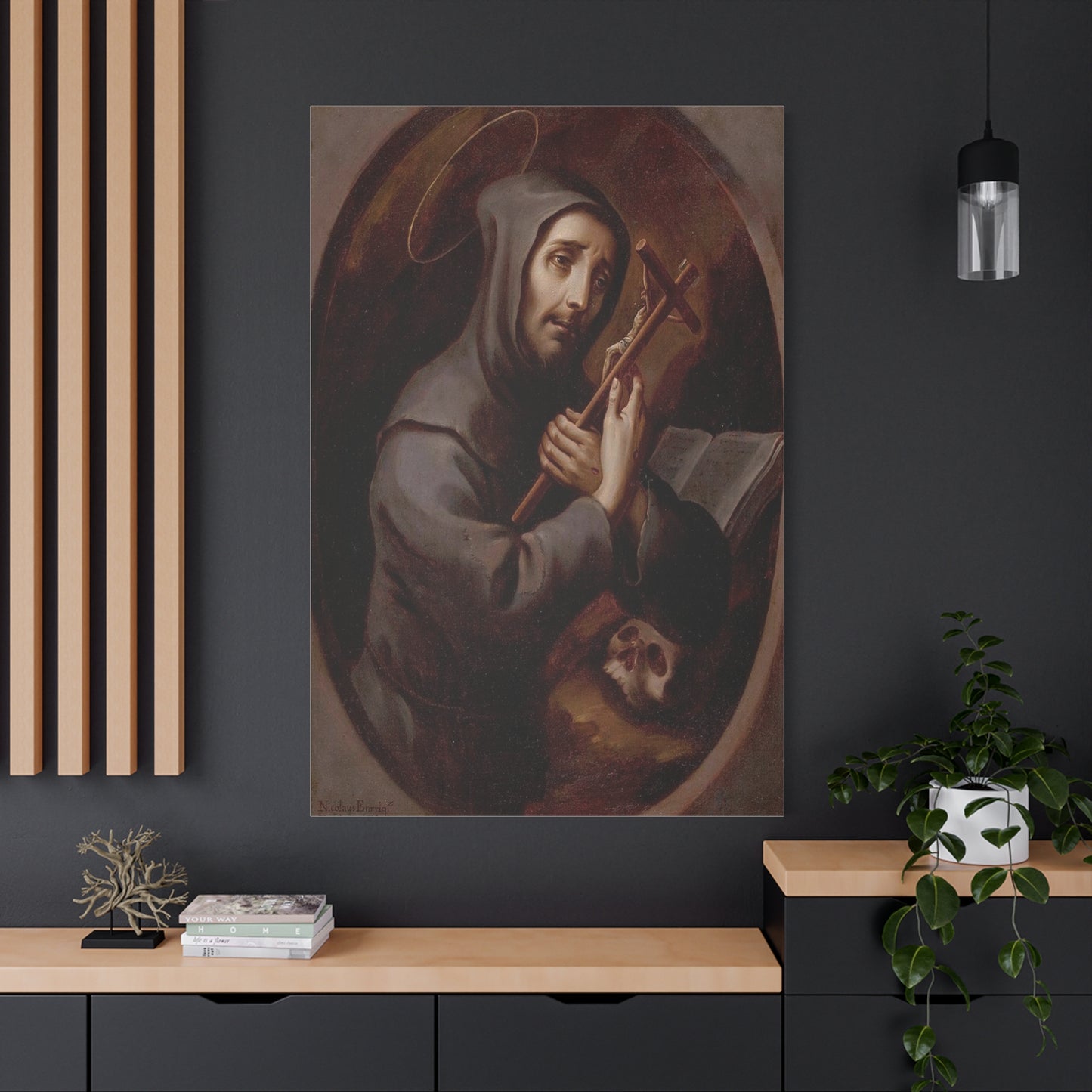 St Francis Catholic HQ Print on Canvas Ready To Hang - Virgin Mary Canvas