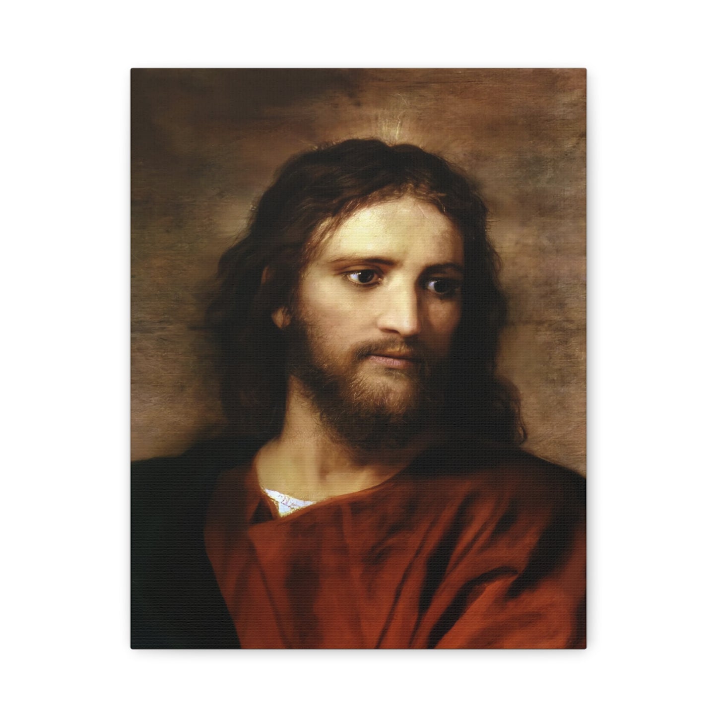 Ready to Hang - Christ at Thirty Three - Hofmann - Catholic Canvas Wall Art, Christian Decor