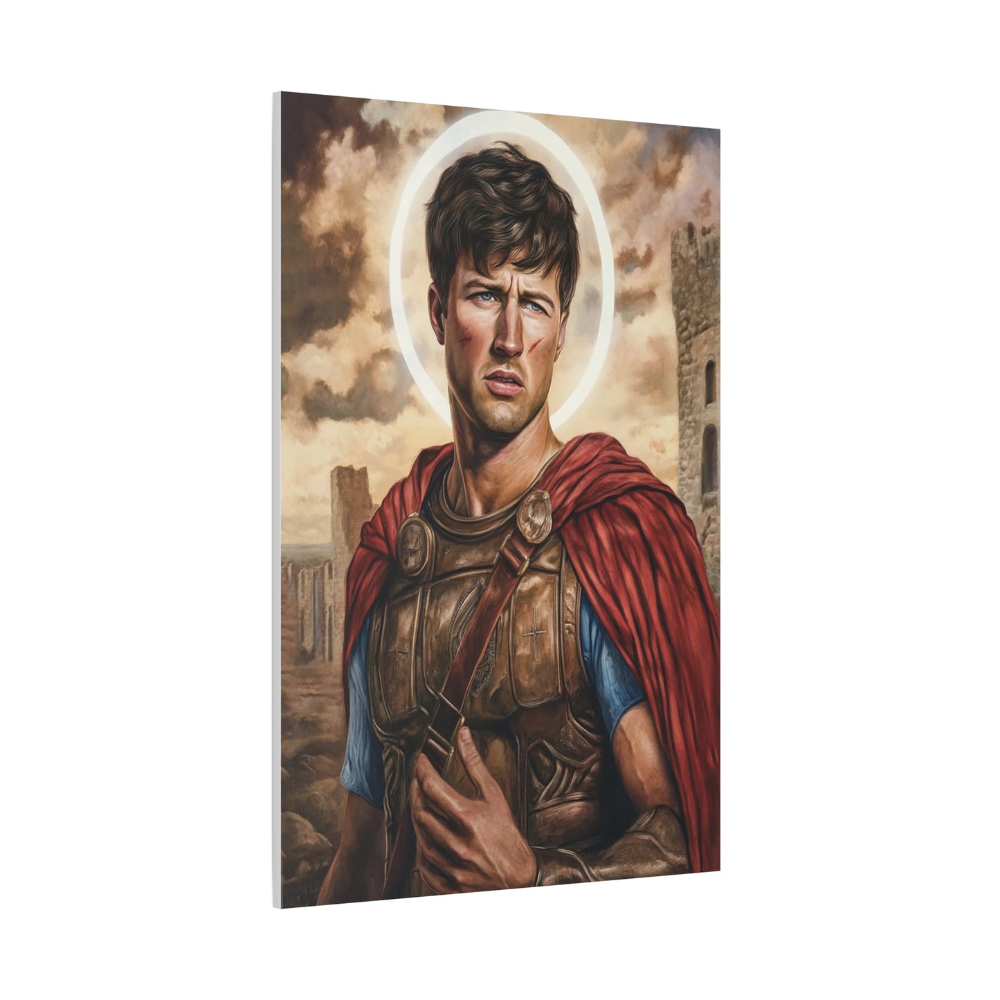 St. Expedite Catholic Canvas Wall Art, Christian Decor