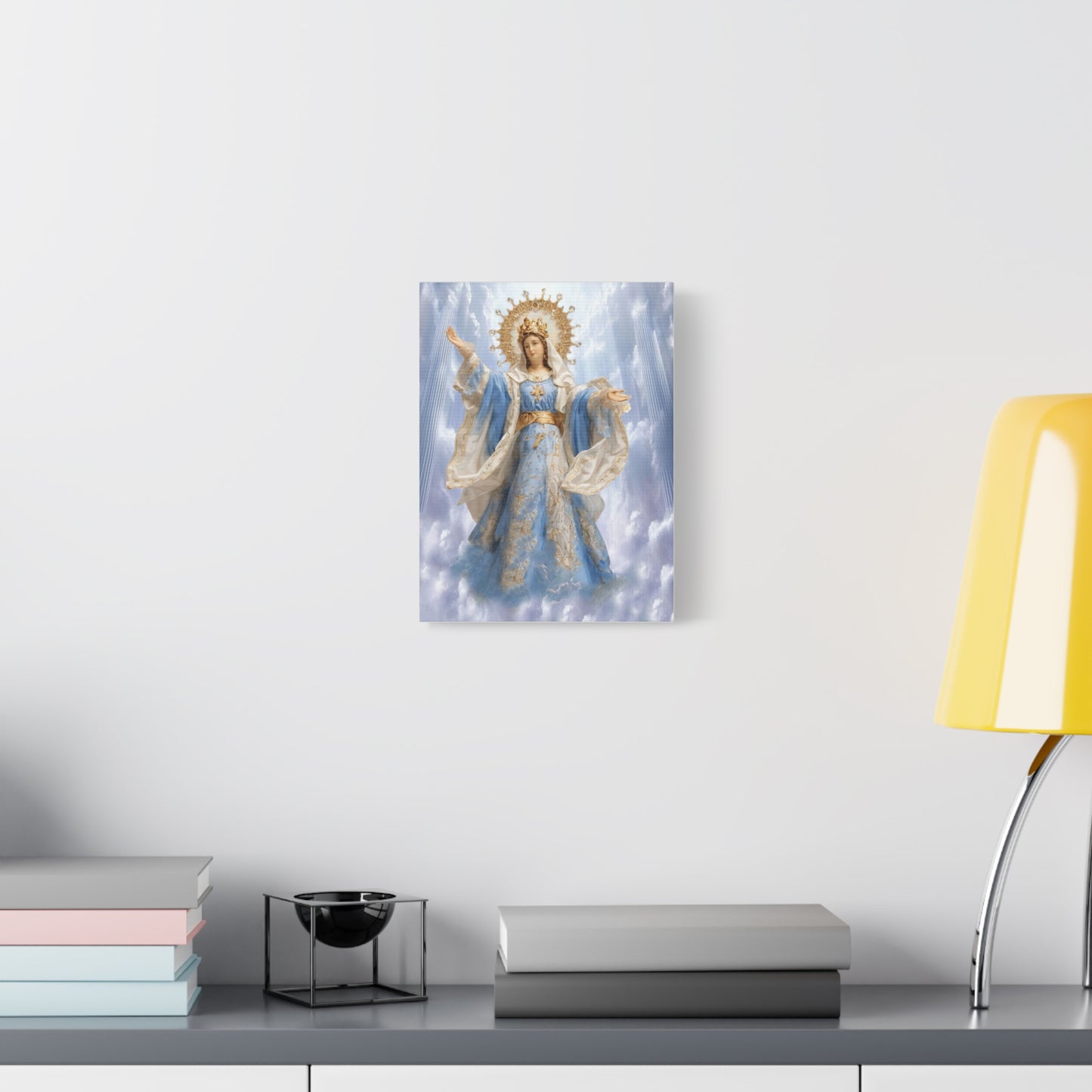 Our Lady of Assumption Bulakan Canvas Print, Catholic Decor Wall, Gift Religious Christian