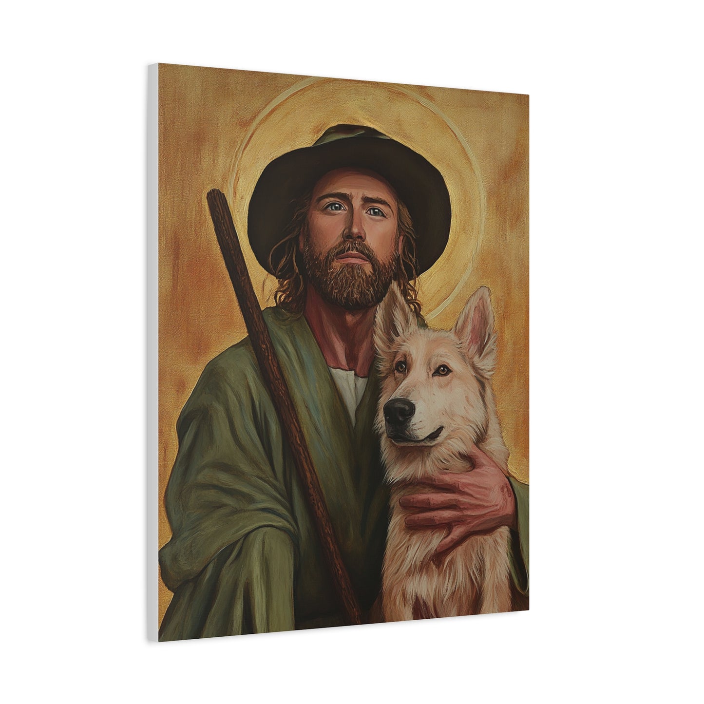 Ready To Hang - St. Roch Catholic Canvas Wall Art, Christian Decor