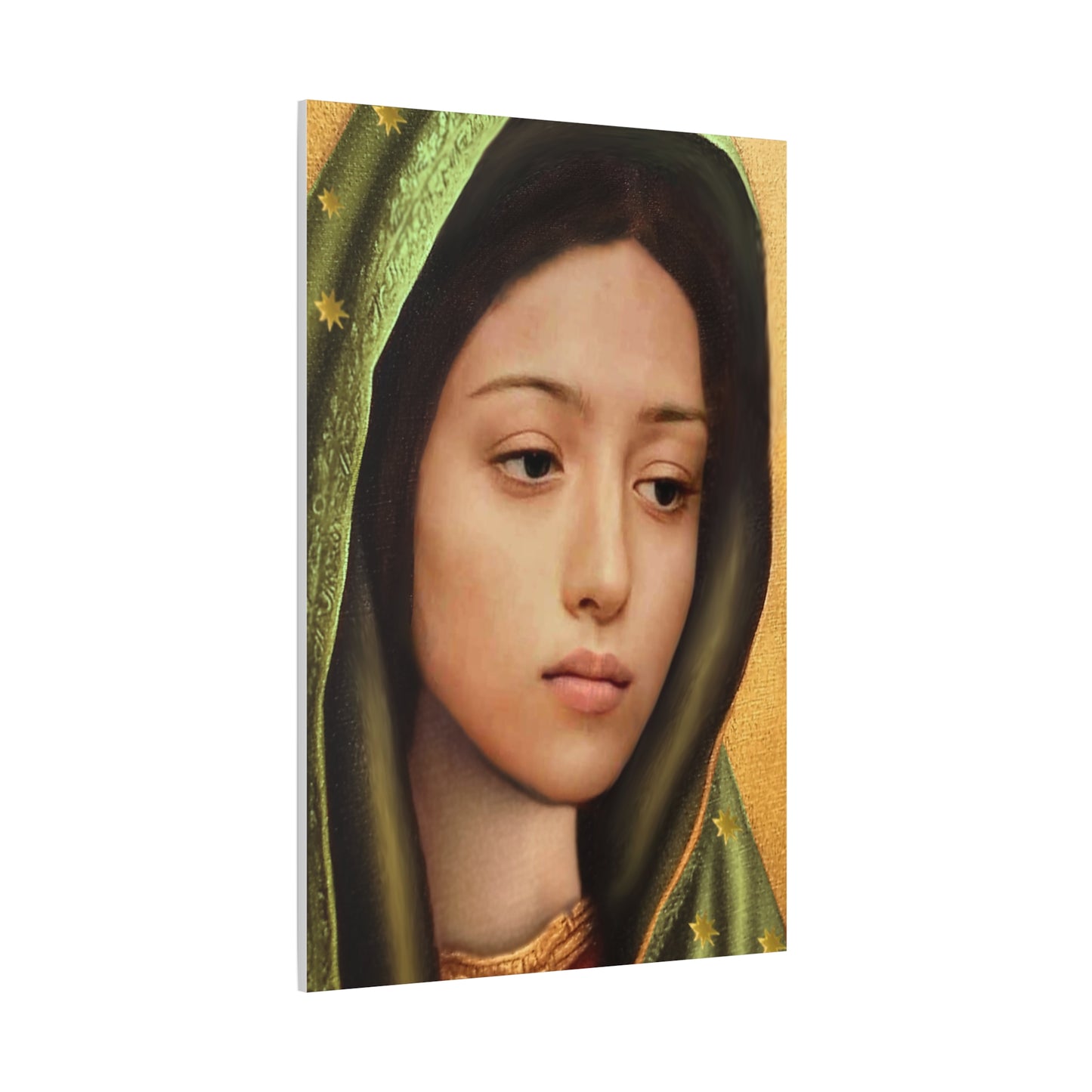 Our Lady of Guadalupe Mary Catholic Canvas Wall Art, Christian Decor
