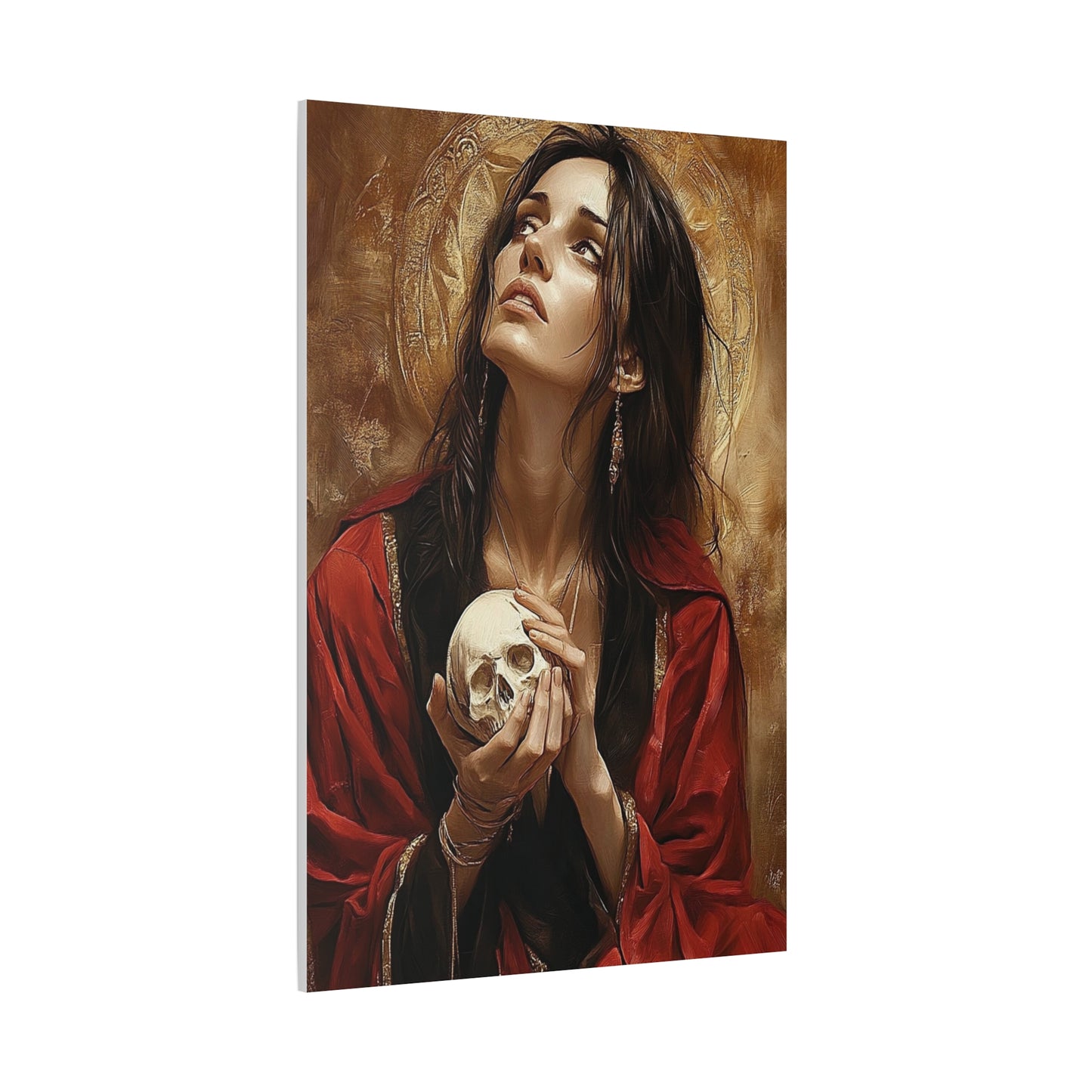 St. Mary Magdalene Catholic Canvas Wall Art, Christian Decor