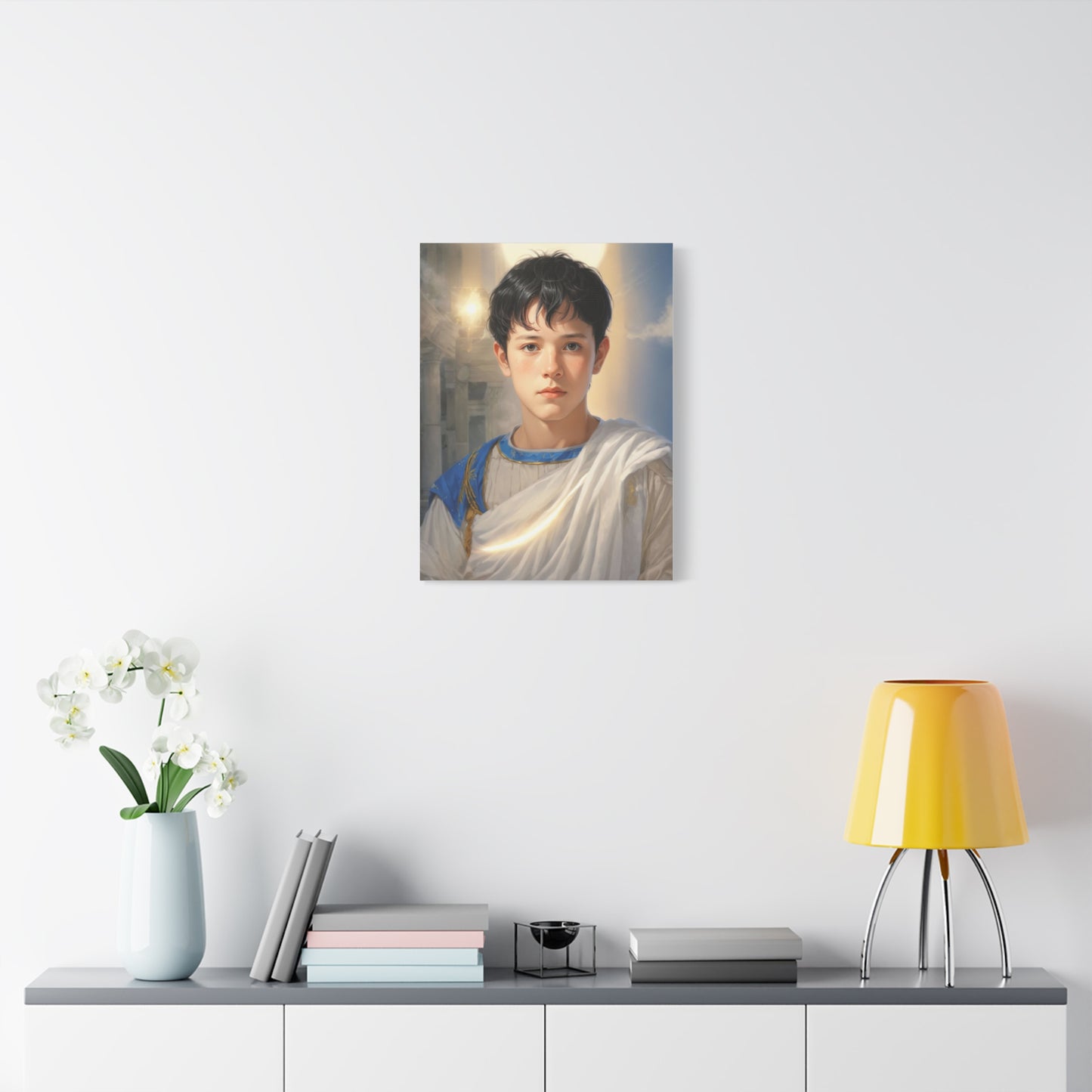 Ready to Hang - St. Pancras of Rome saint Catholic Canvas Wall Art, Christian Decor