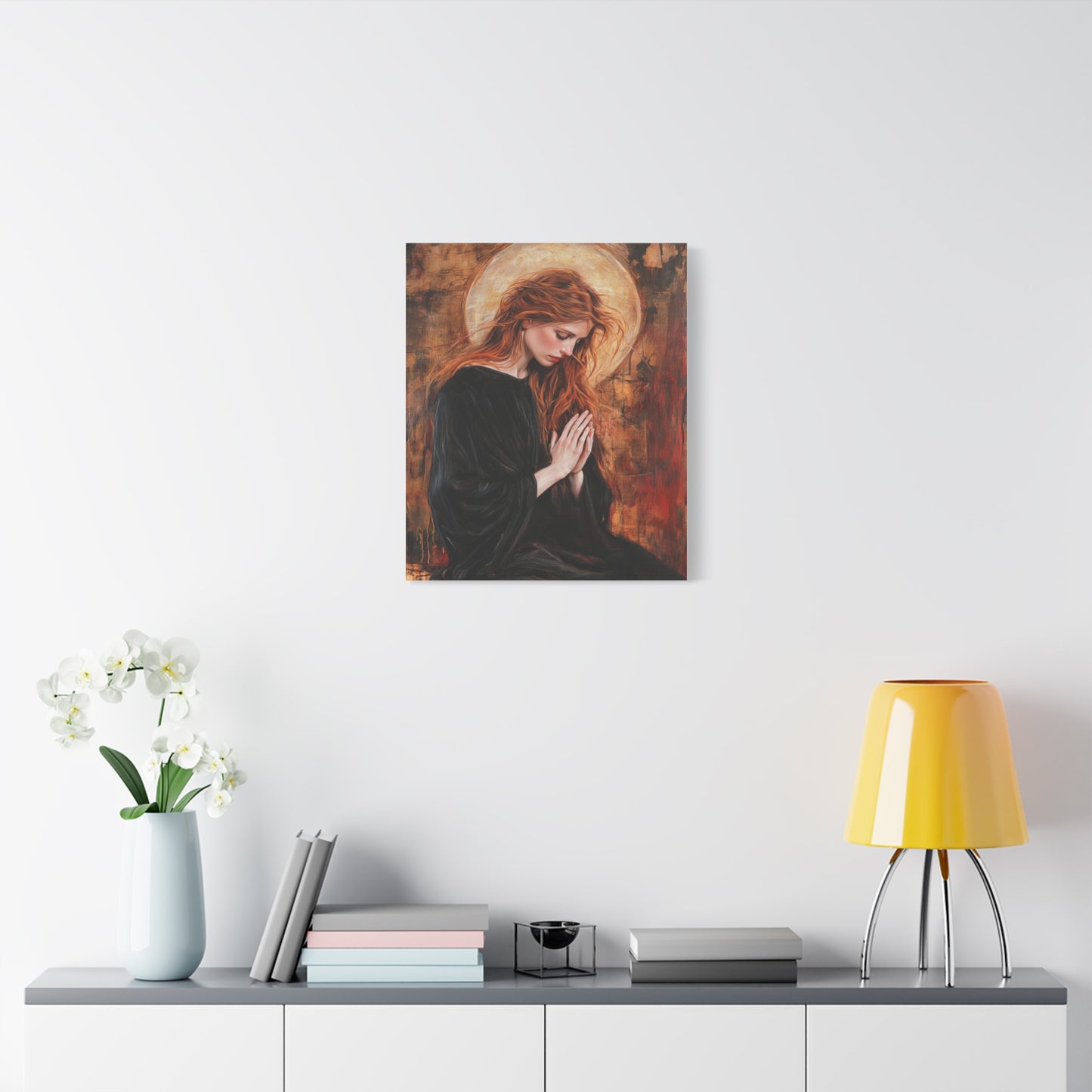 St. Mary Magdalene Catholic Canvas Wall Art, Christian Decor