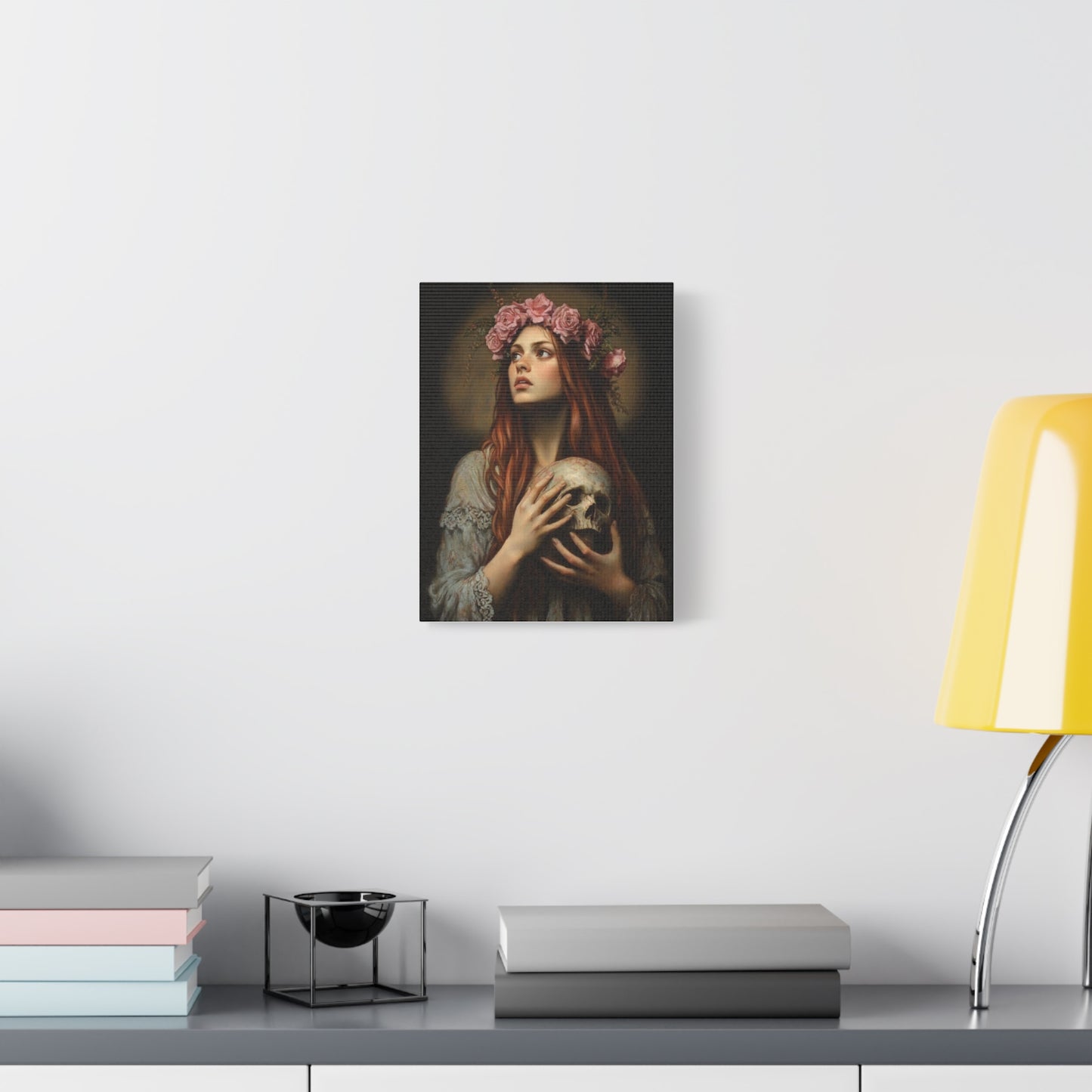 Ready To Hang - St. Rosalia la Santuzza Catholic Canvas Wall Art, Christian Decor