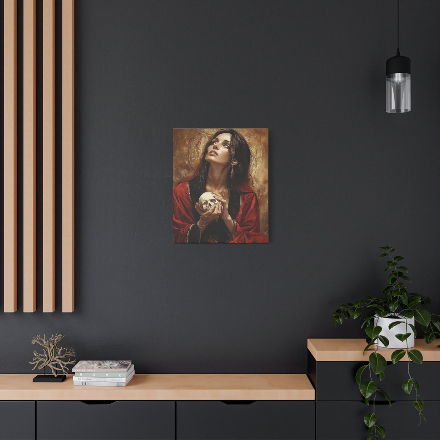 St. Mary Magdalene Catholic Canvas Wall Art, Christian Decor