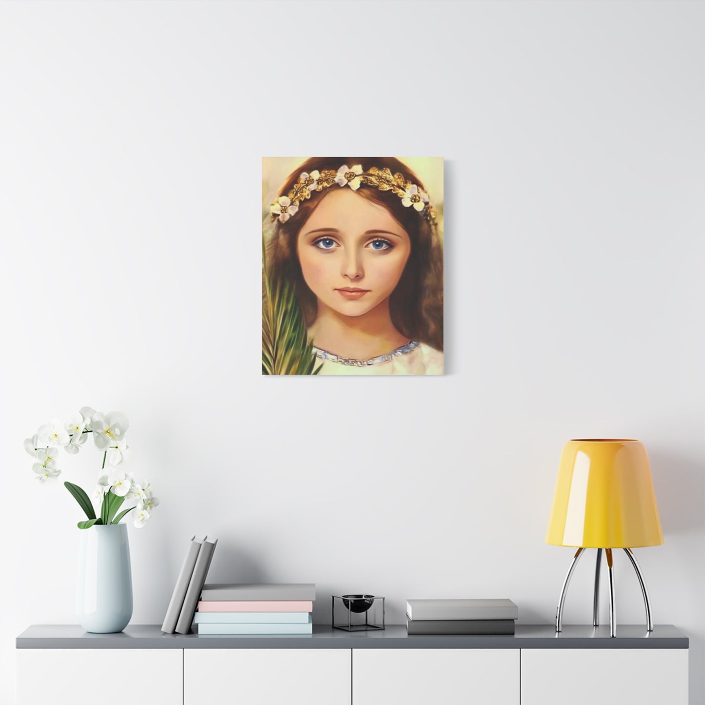 Ready To Hang - St. Philomena Catholic Canvas Wall Art, Christian Decor