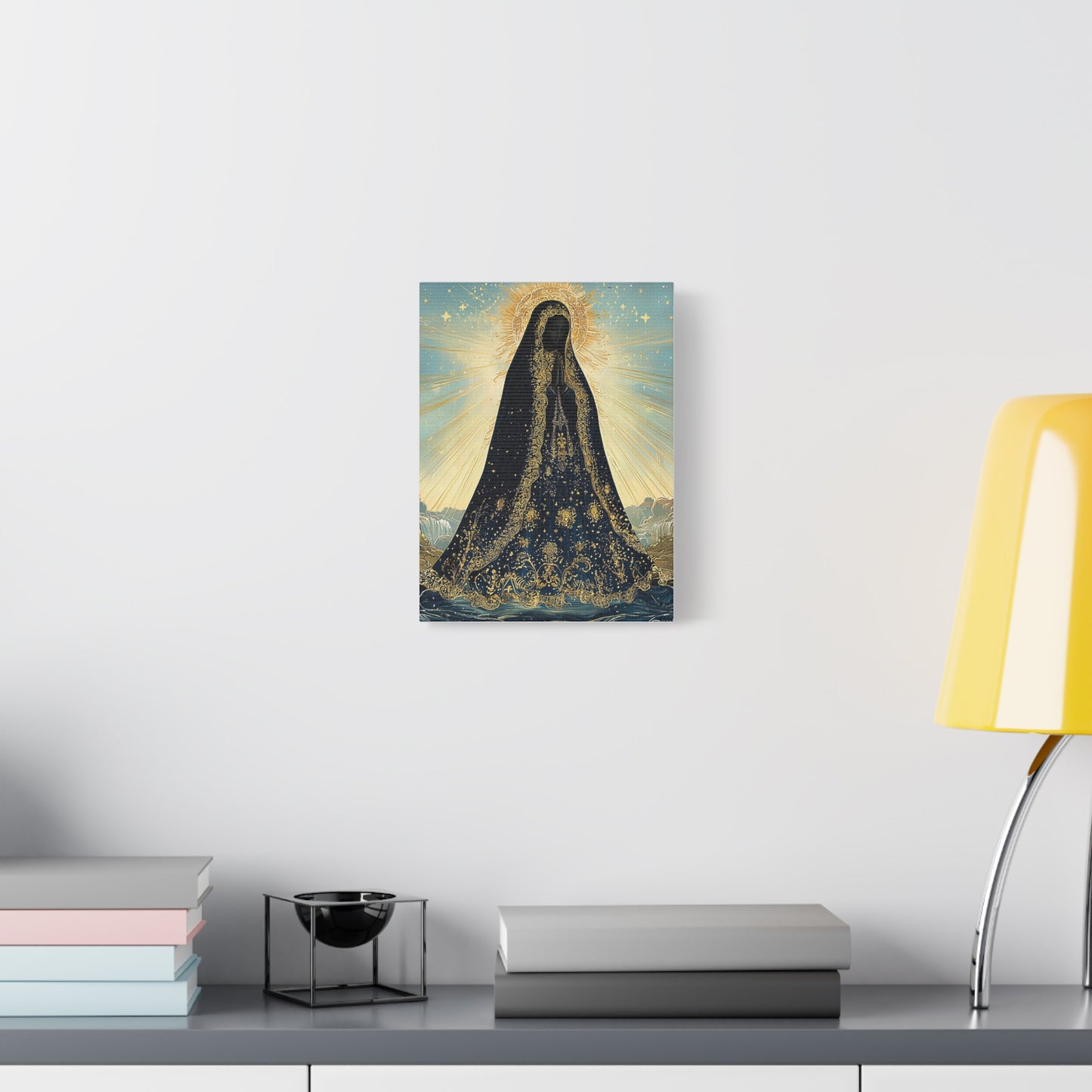 Our Lady Aparecida Canvas Print, Catholic Decor Wall, Gift Religious Christian