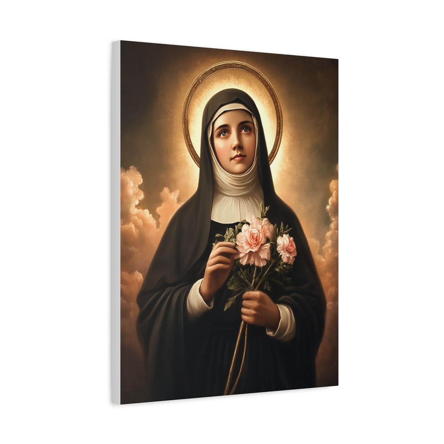 Ready To Hang - St. Rita of Cascia Catholic Canvas Wall Art, Christian Decor