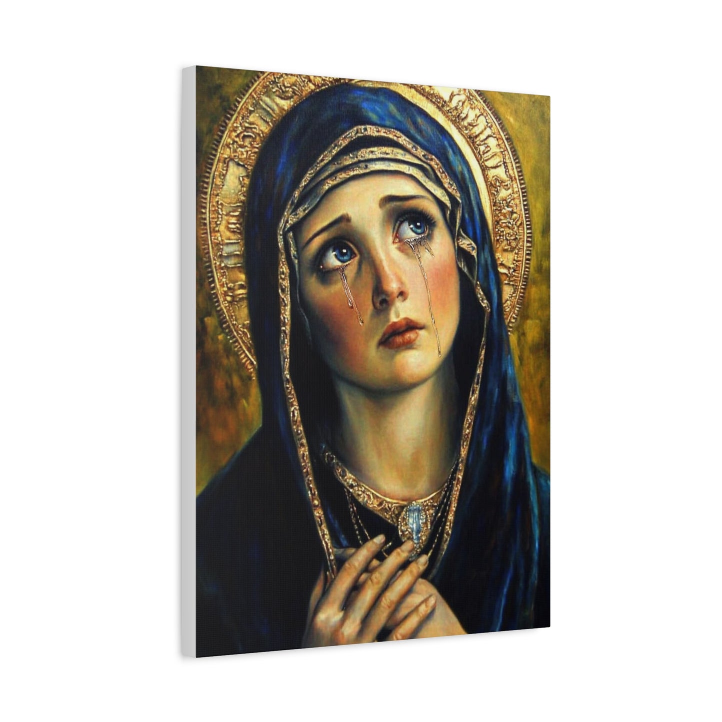 Ready to Hang - Our Lady of Sorrows Catholic Canvas Wall Art, Christian Decor