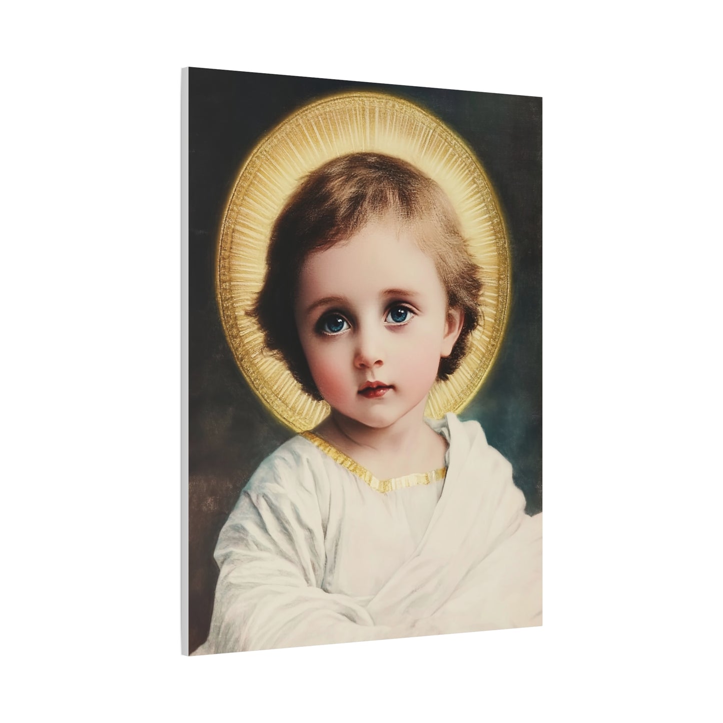 Jesus Child Catholic Canvas Wall Art, Christian Decor