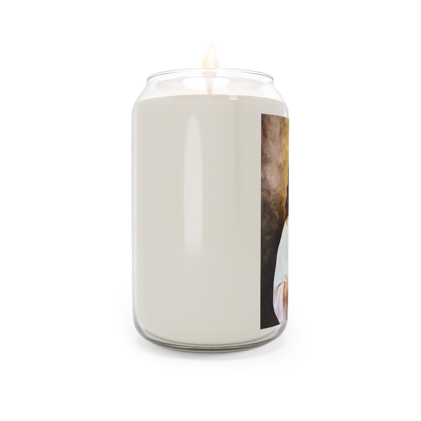 St. Barbara Catholic Serenity Scented Candle, 13.75oz | Relaxation Gift, Home Decor, Calm Atmosphere, Religious Decor