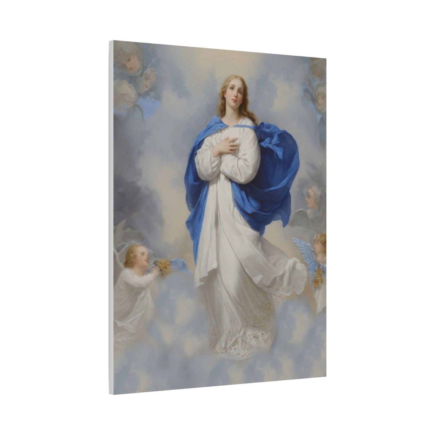 Ready to Hang - Mary Our Lady Assumption Catholic Canvas Wall Art, Christian Decor